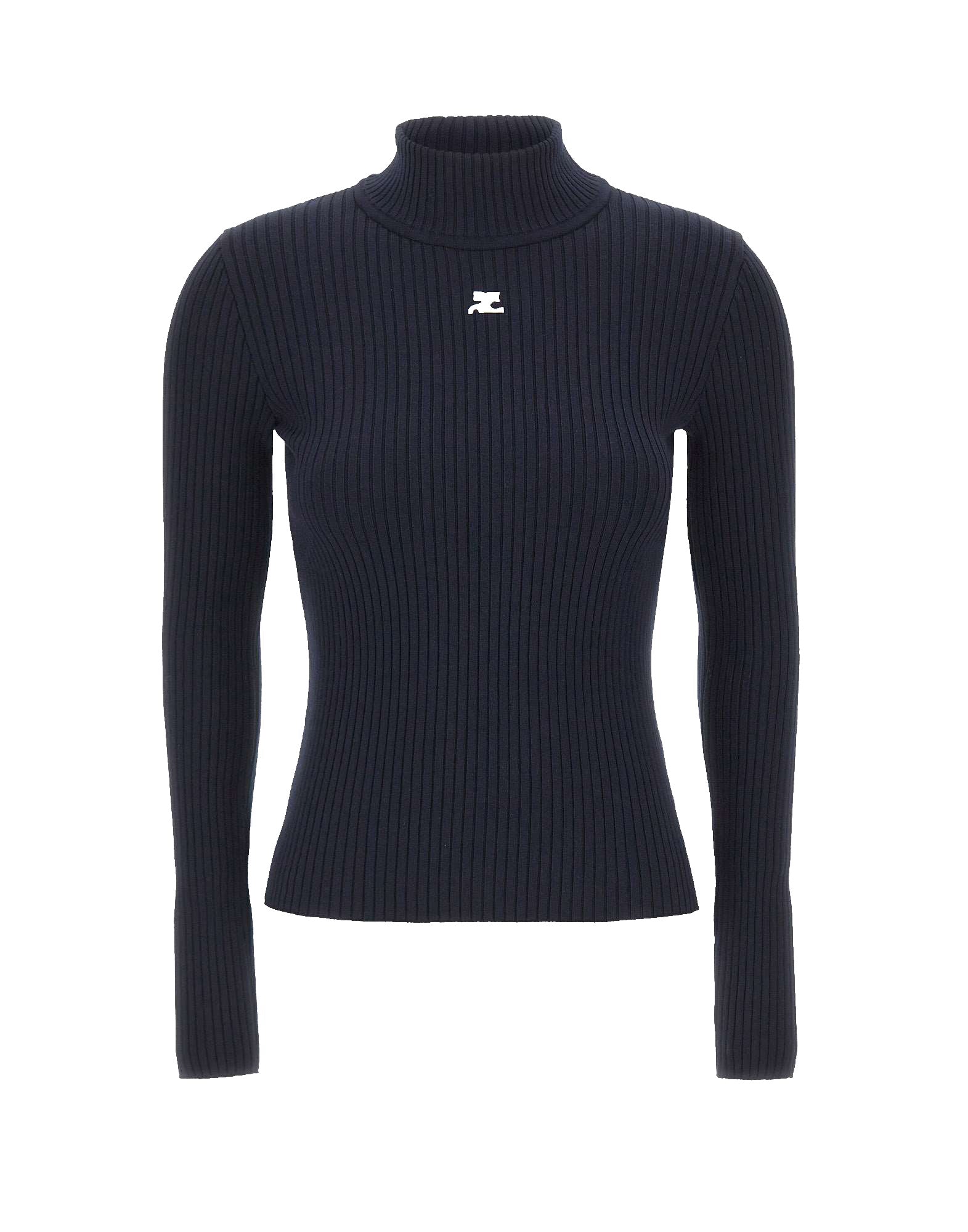 COURREGES Maglia "Reedition Rib Knit"