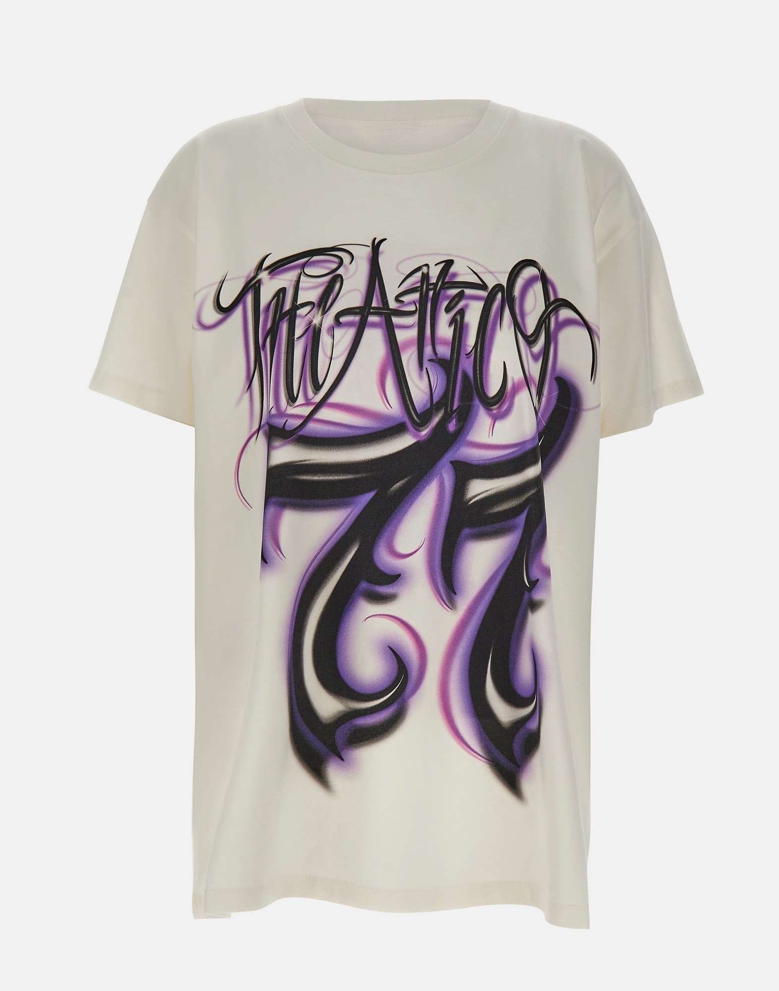 The Attico T-shirt oversize con stampa
