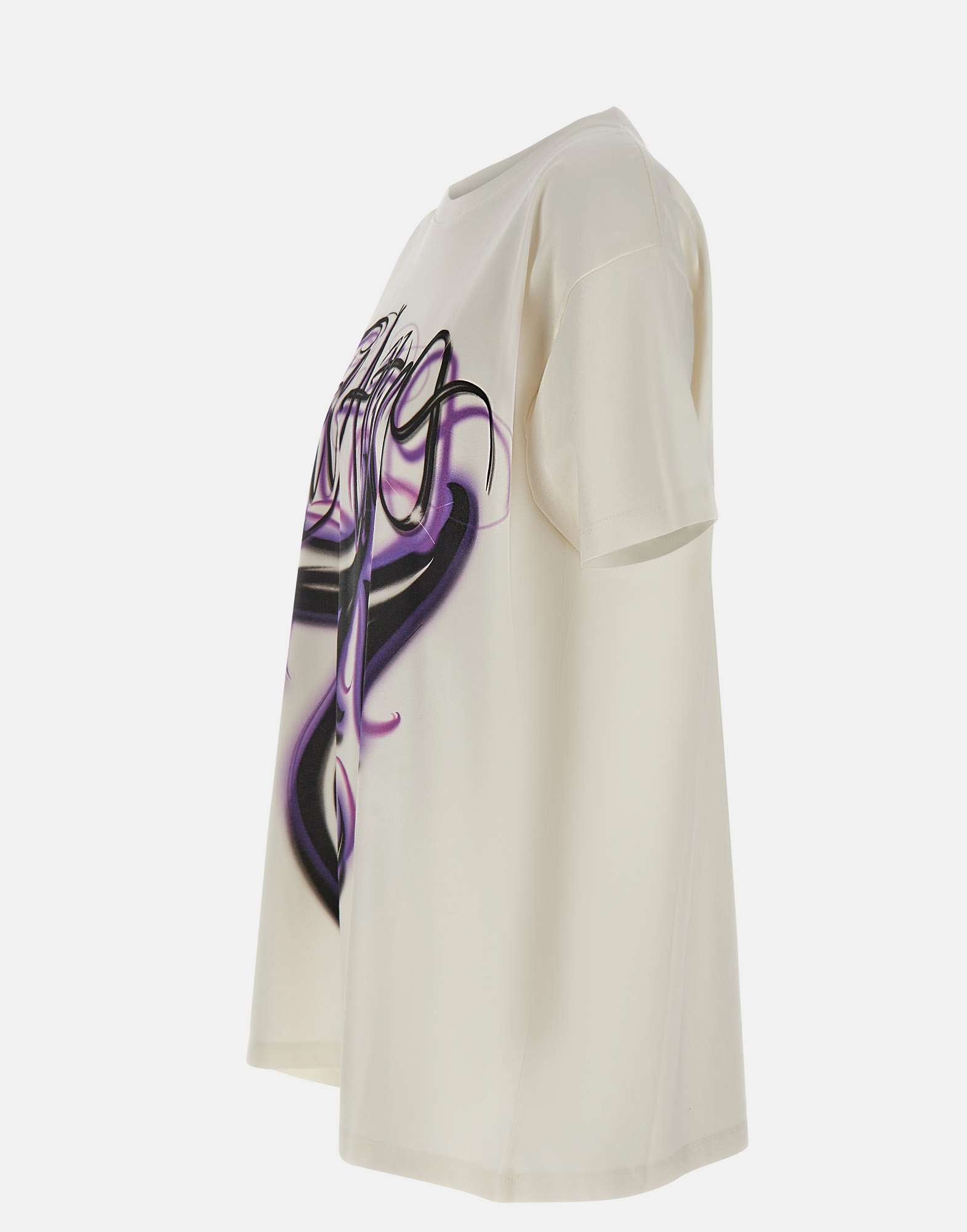 The Attico T-shirt oversize con stampa, view 2