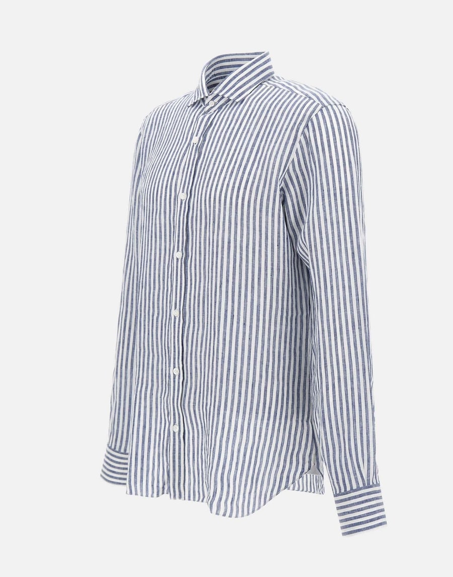 BARBA Camicia  in  lino, view 2