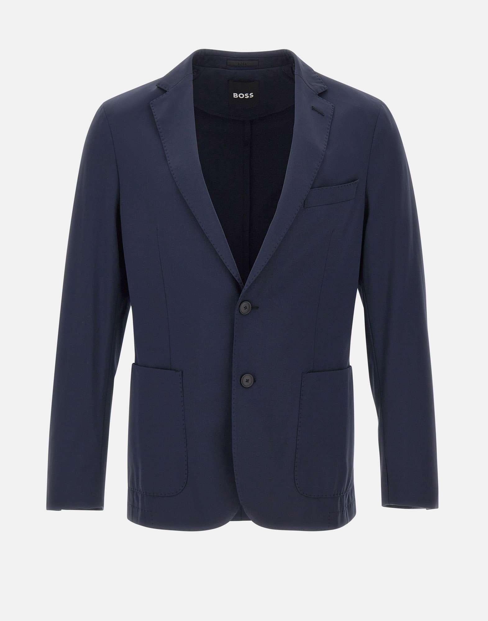 Boss Blazer slim fit in jersey elasticizzato ad alte prestazioni