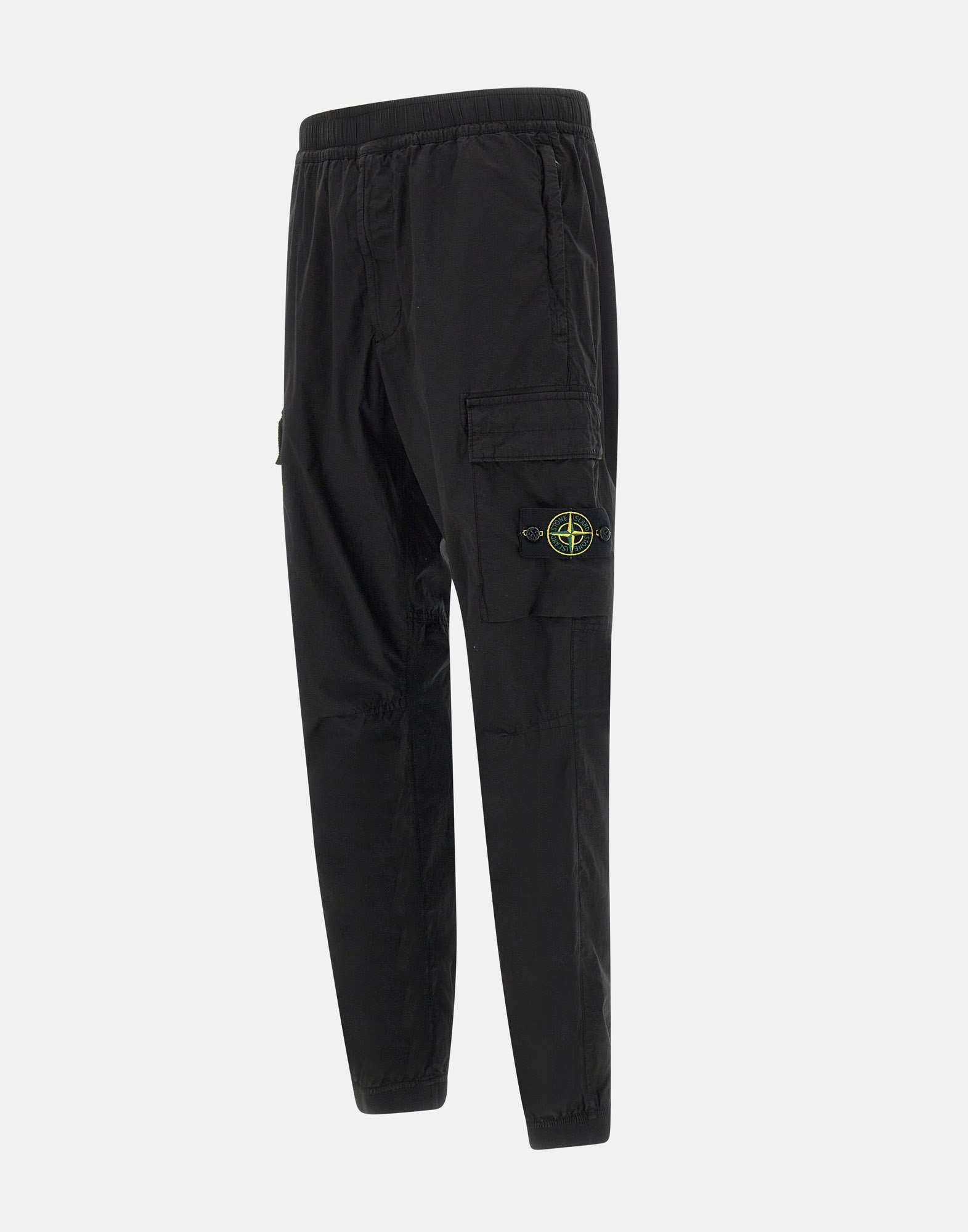 Stone Island Pantaloni in tela di cotone stretch, view 2
