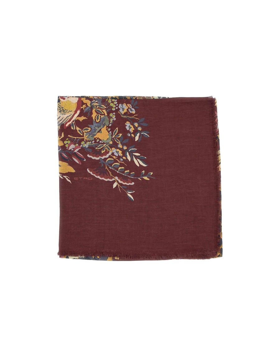 Etro Scialle jacquard in modal e cashmere