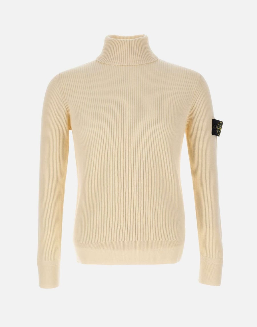 Stone Island "Full rib rws wooll sweater"