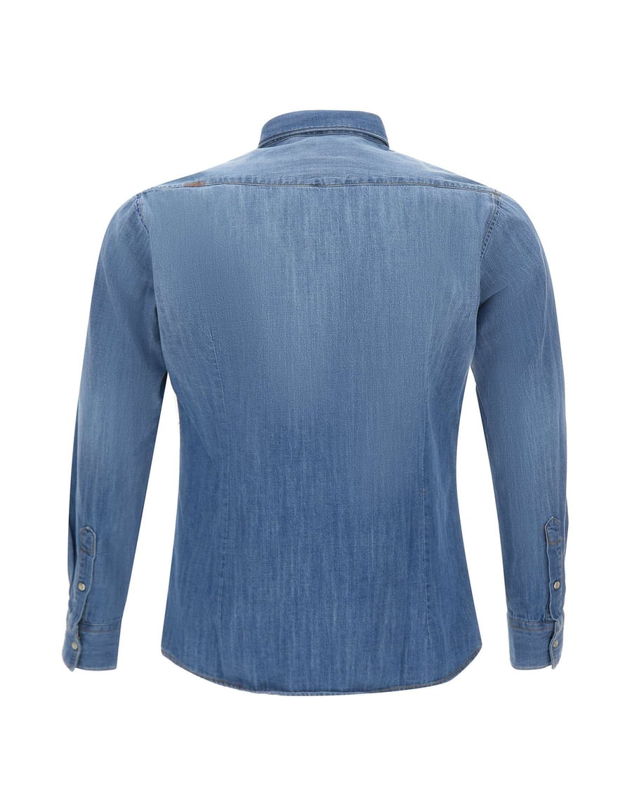 BOB Camicia in denim con ricami, view 3