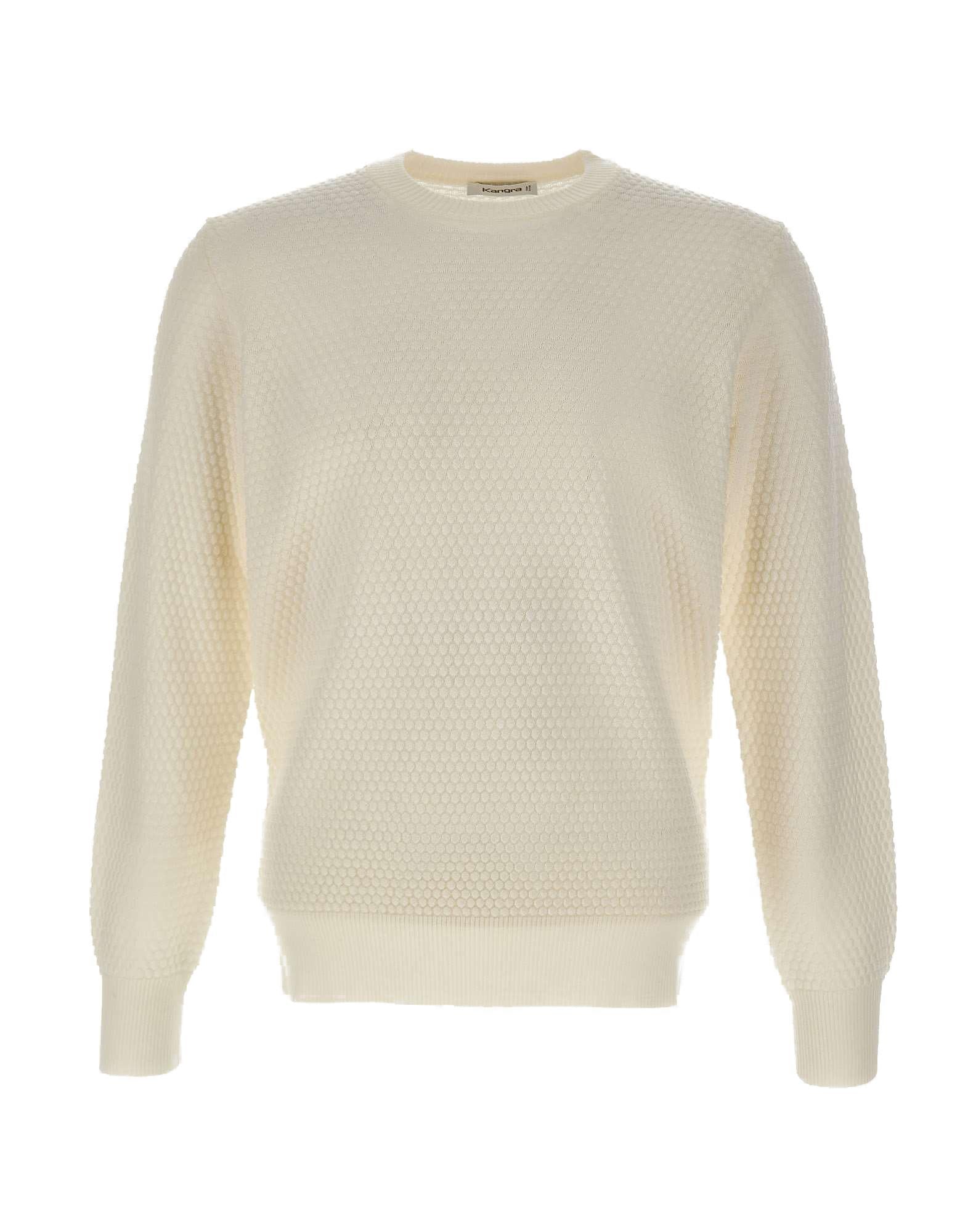 KANGRA Maglia in lana punto pluriball