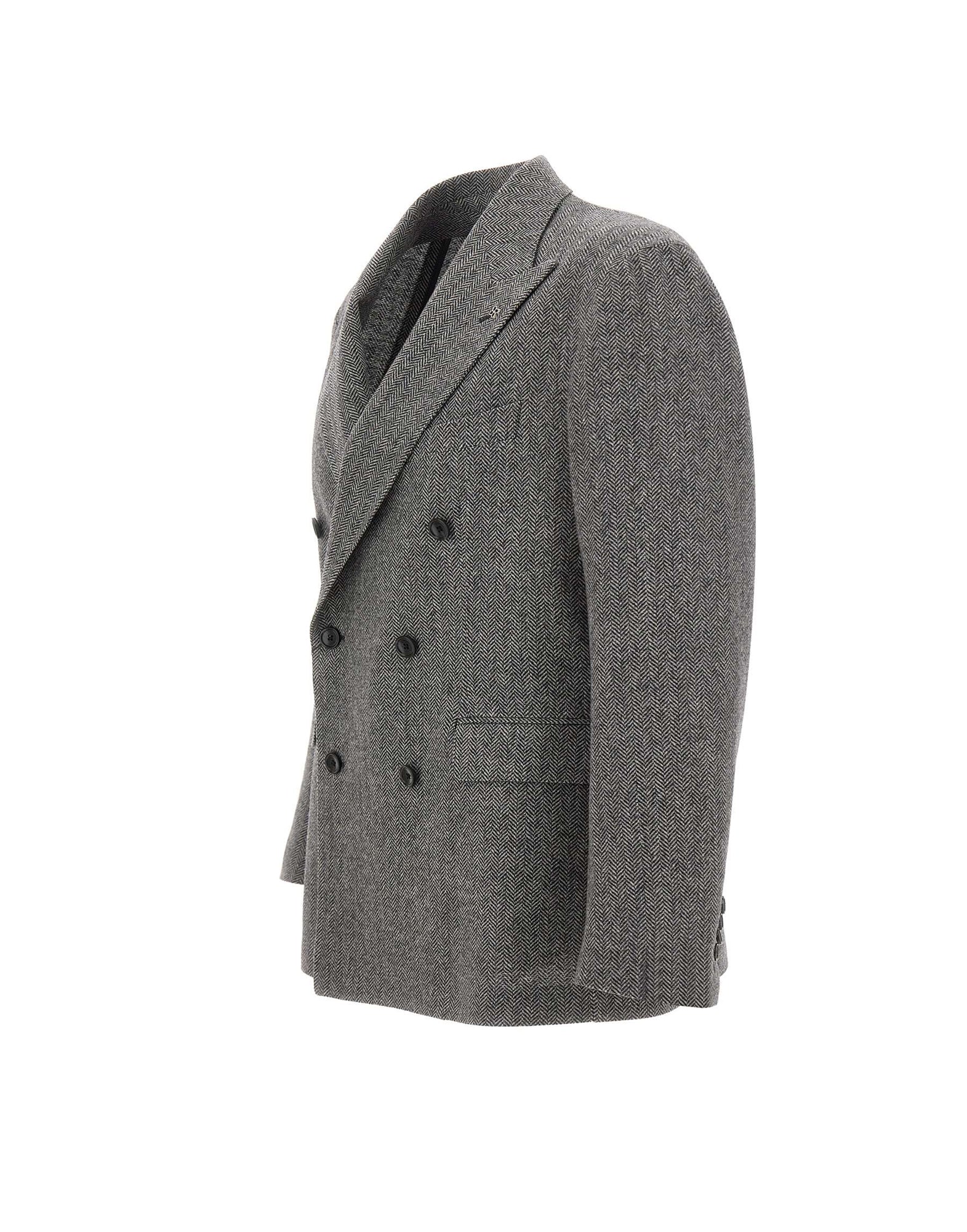 Tagliatore Blazer doppiopetto in lana, view 2