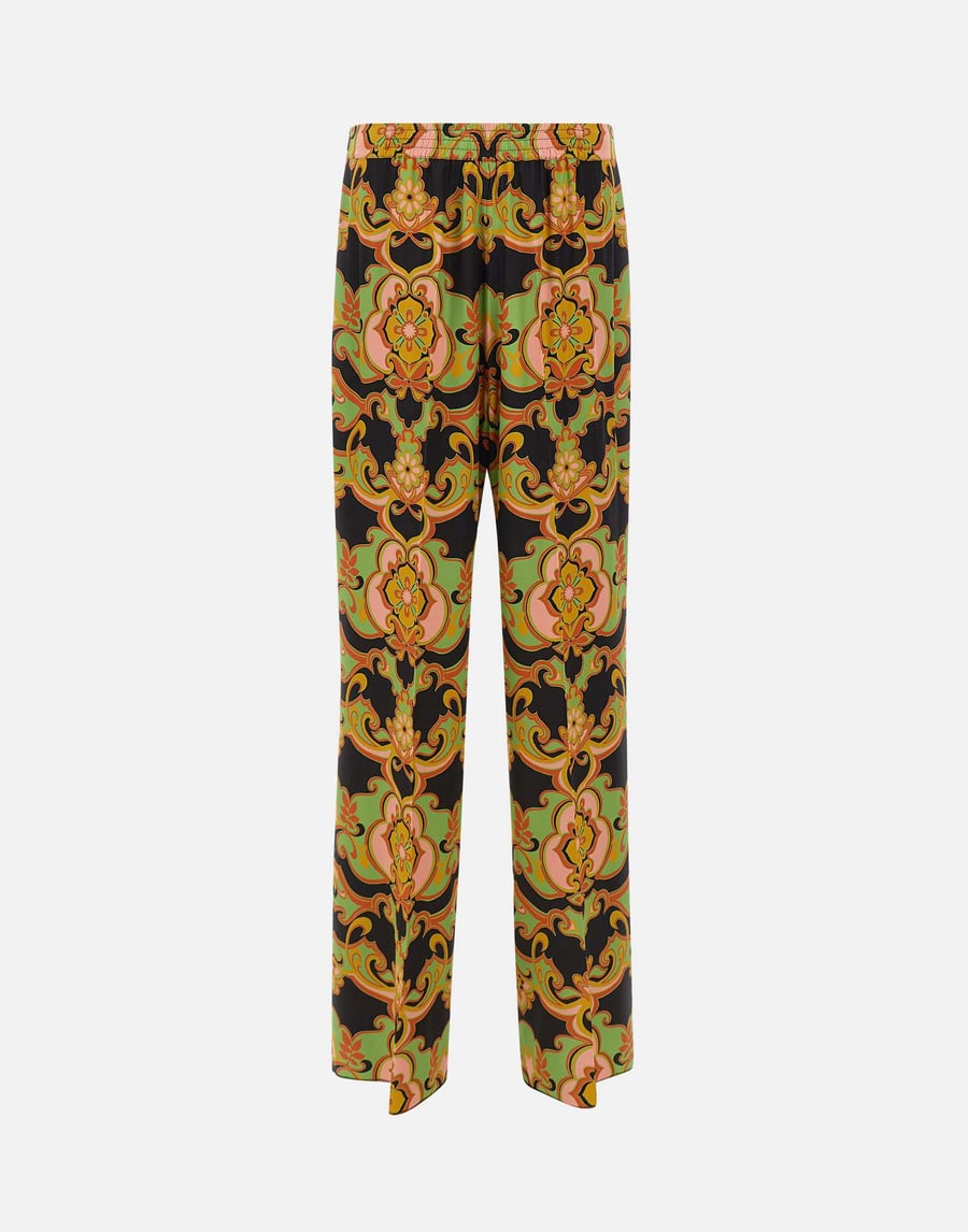 Etro Pantaloni palazzo in seta, view 3