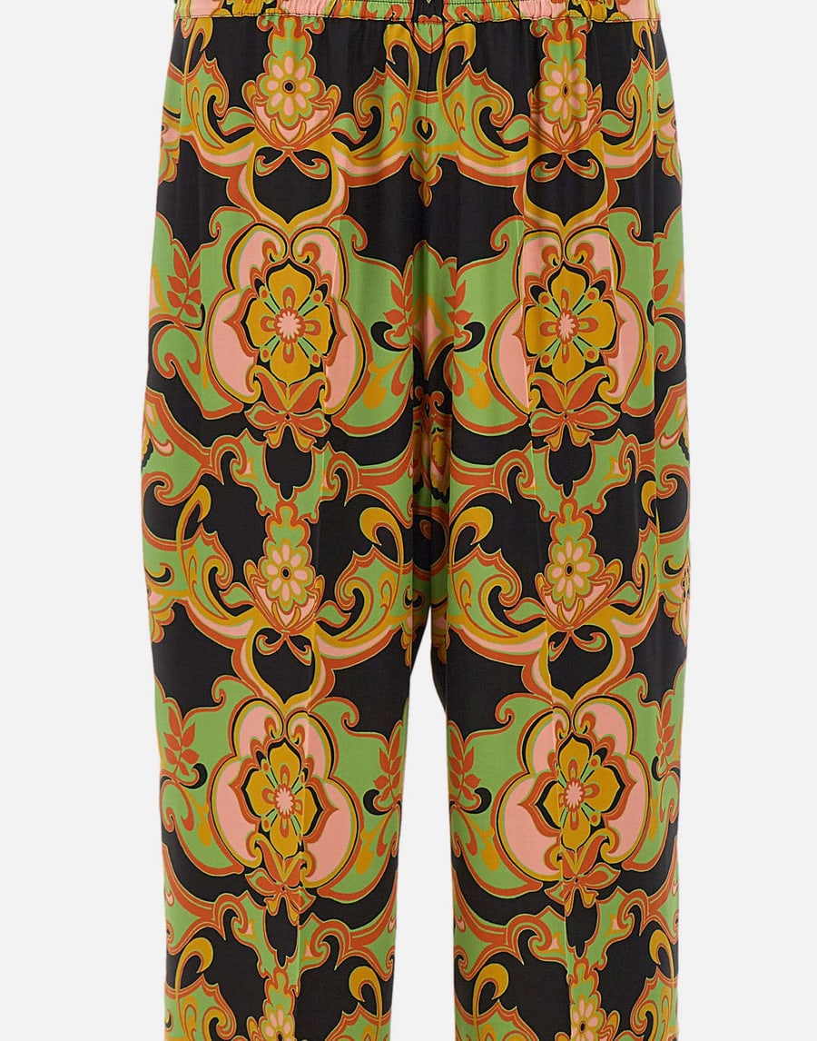 Etro Pantaloni palazzo in seta, view 5