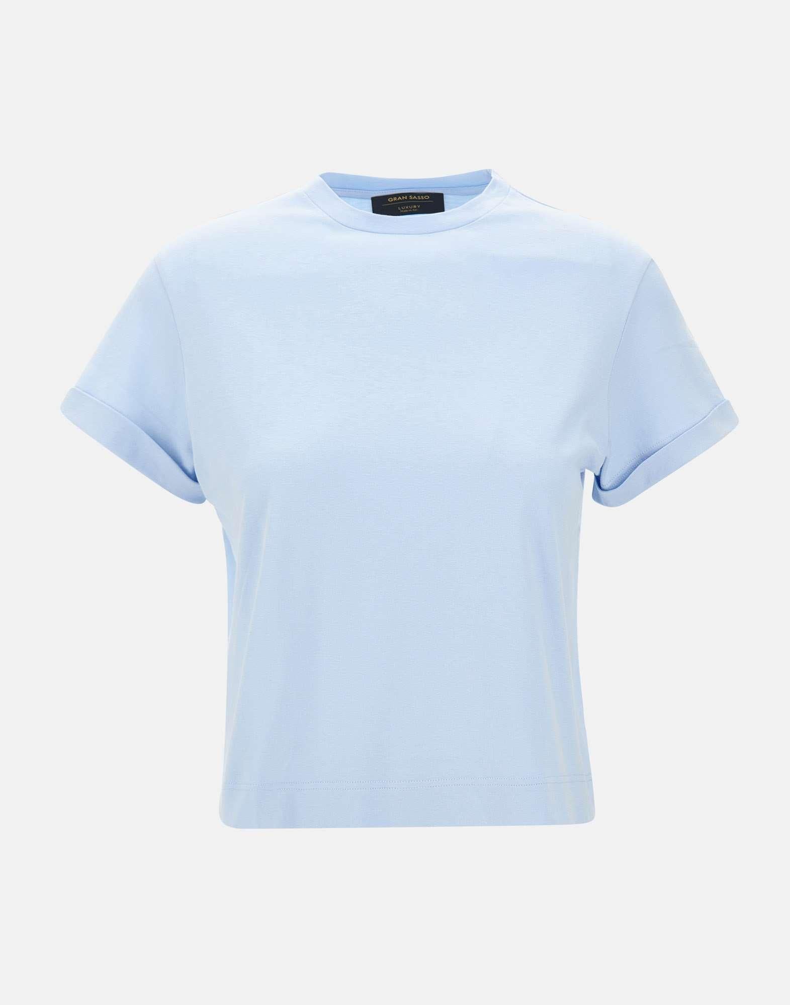 GRAN SASSO T-shirt in cotone a girocollo