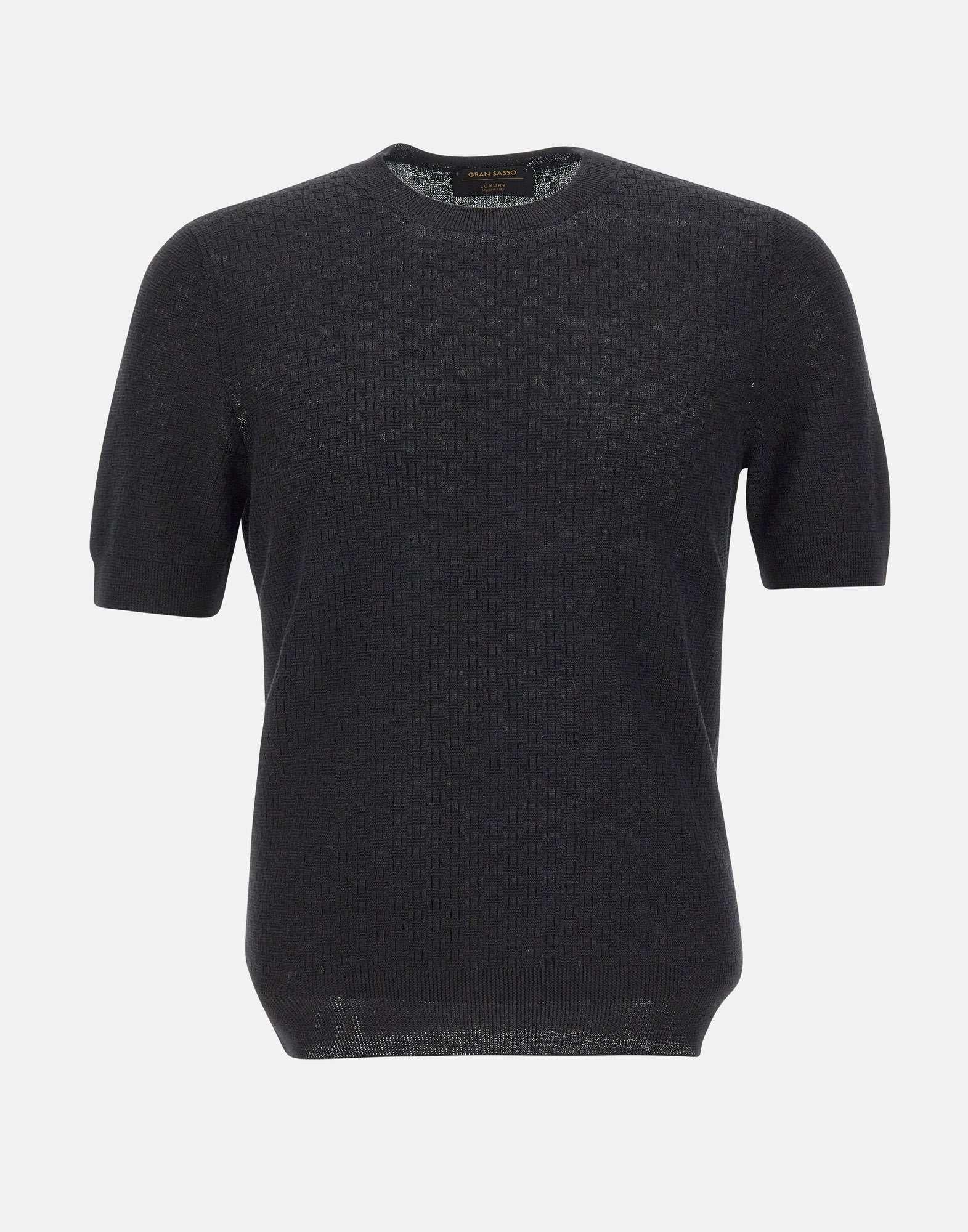GRAN SASSO Maglia in misto lino e cotone