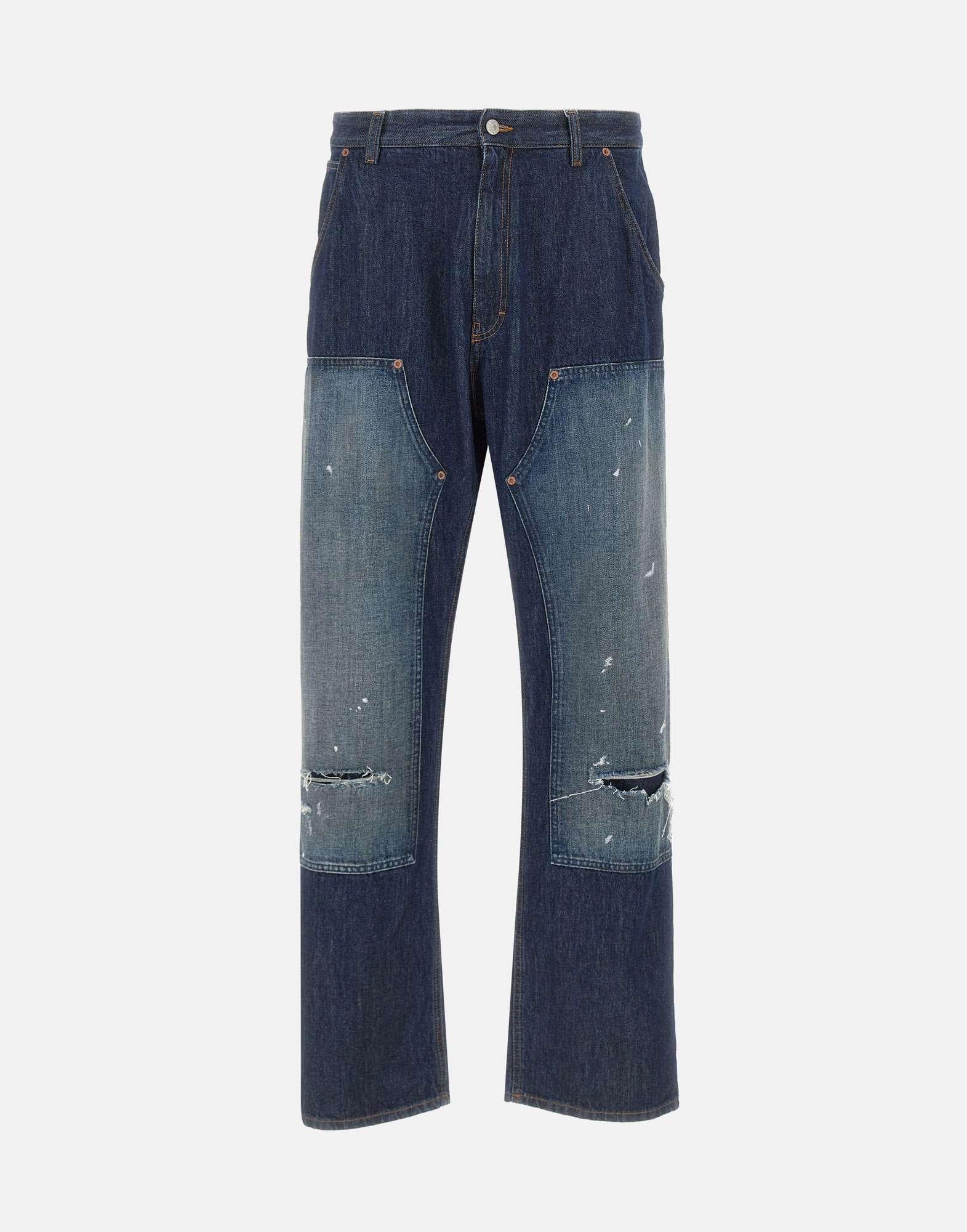 MM6 Maison Margiela Jeans ampi con strappi