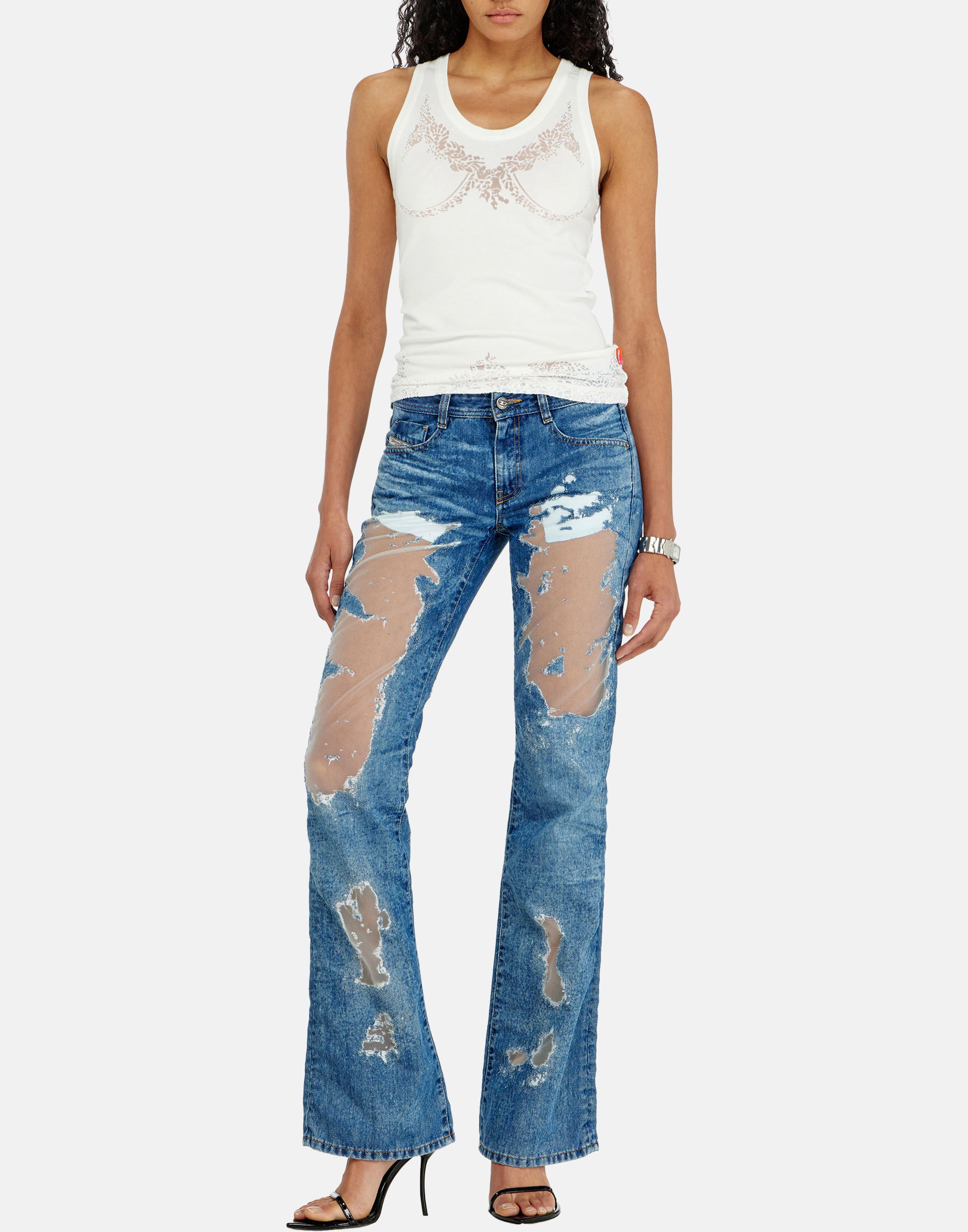 DIESEL X TINDER Top "PR-T-Anki-Lace-R"