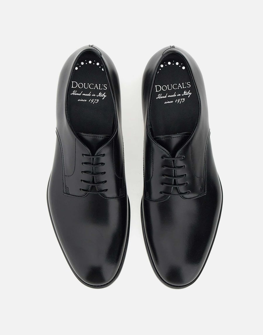 DOUCAL'S Stringate Doucal's in pelle, view 4