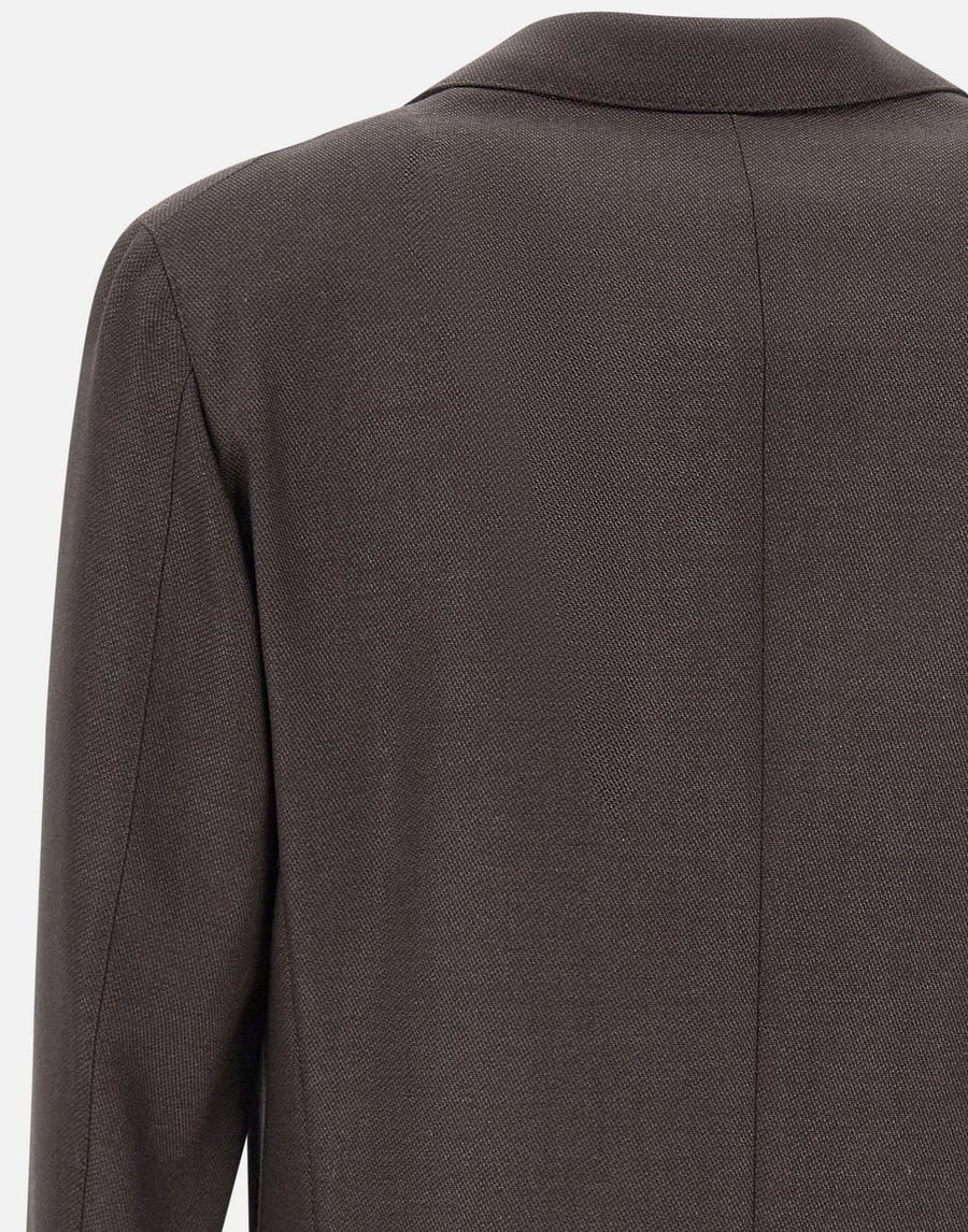 Corneliani Blazer in lana e seta, view 5