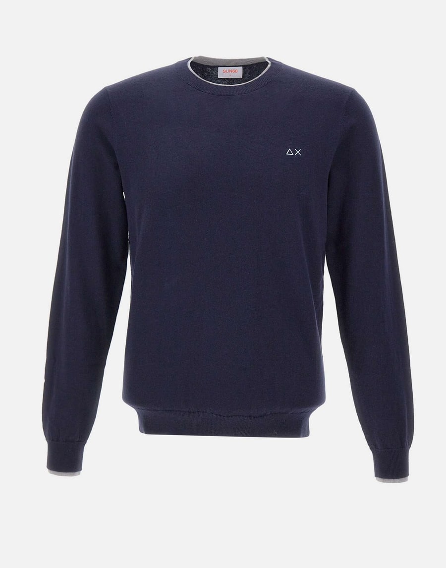 SUN68 Maglia in lana e cotone