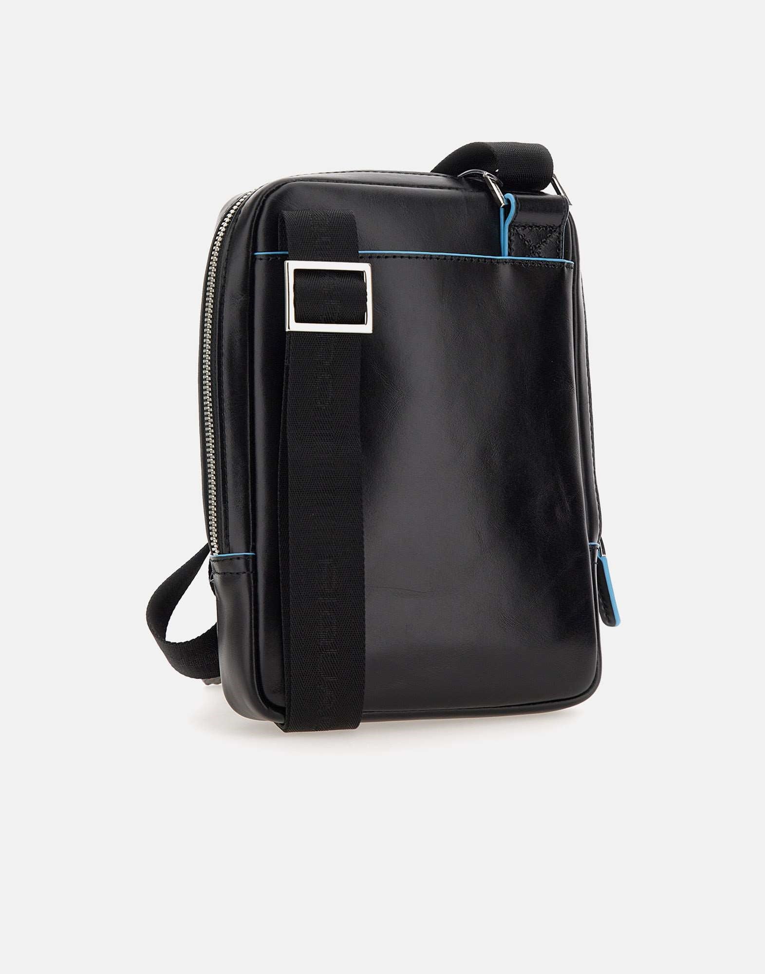 PIQUADRO Borsa "Blue Square" in pelle, view 2