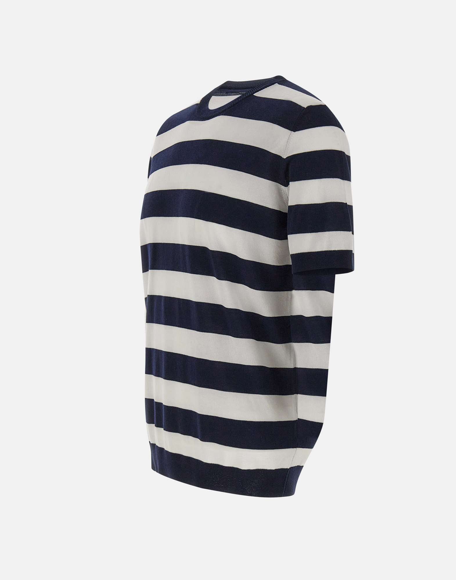 KANGRA Maglia in cotone a righe, view 2