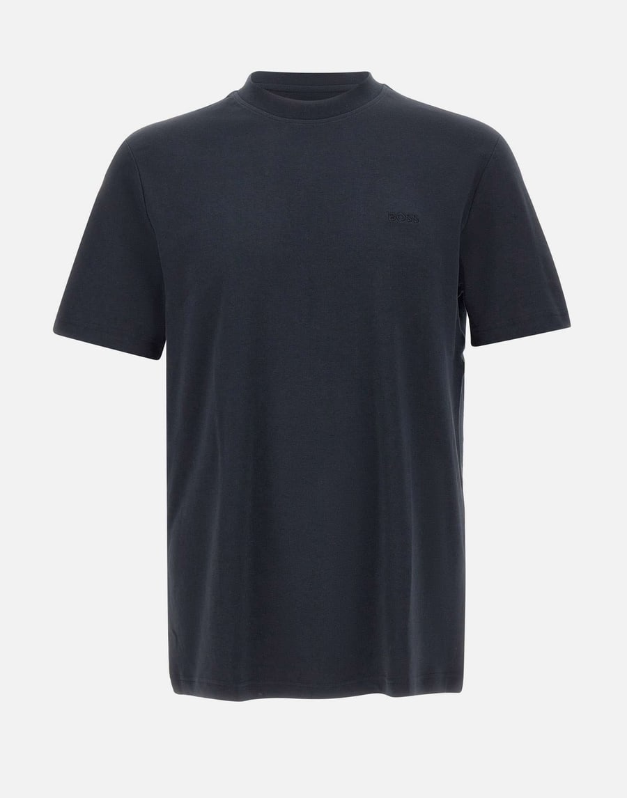 Boss T-shirt in cotone interlock