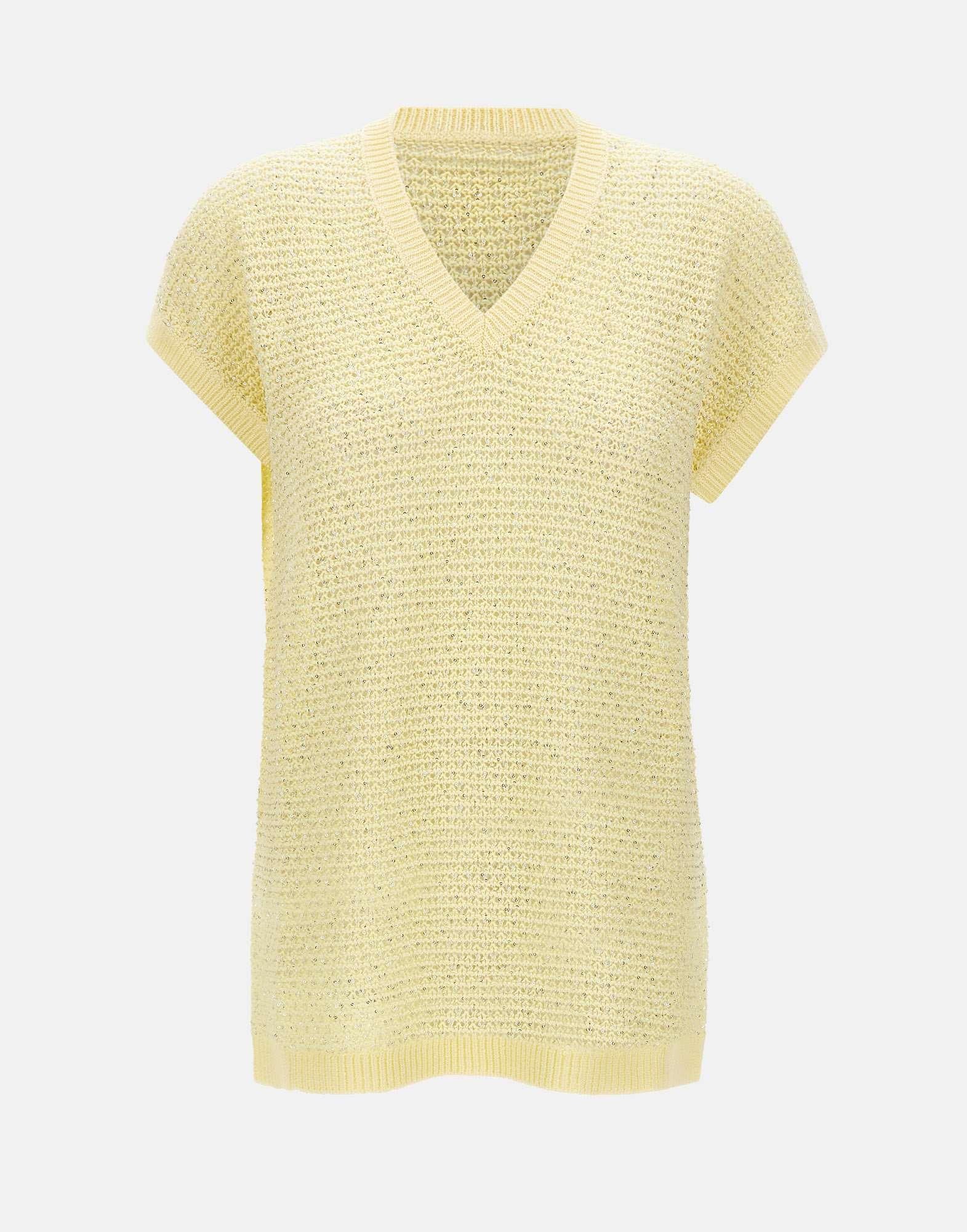 Fabiana Filippi Maglia smanicata con paillettes