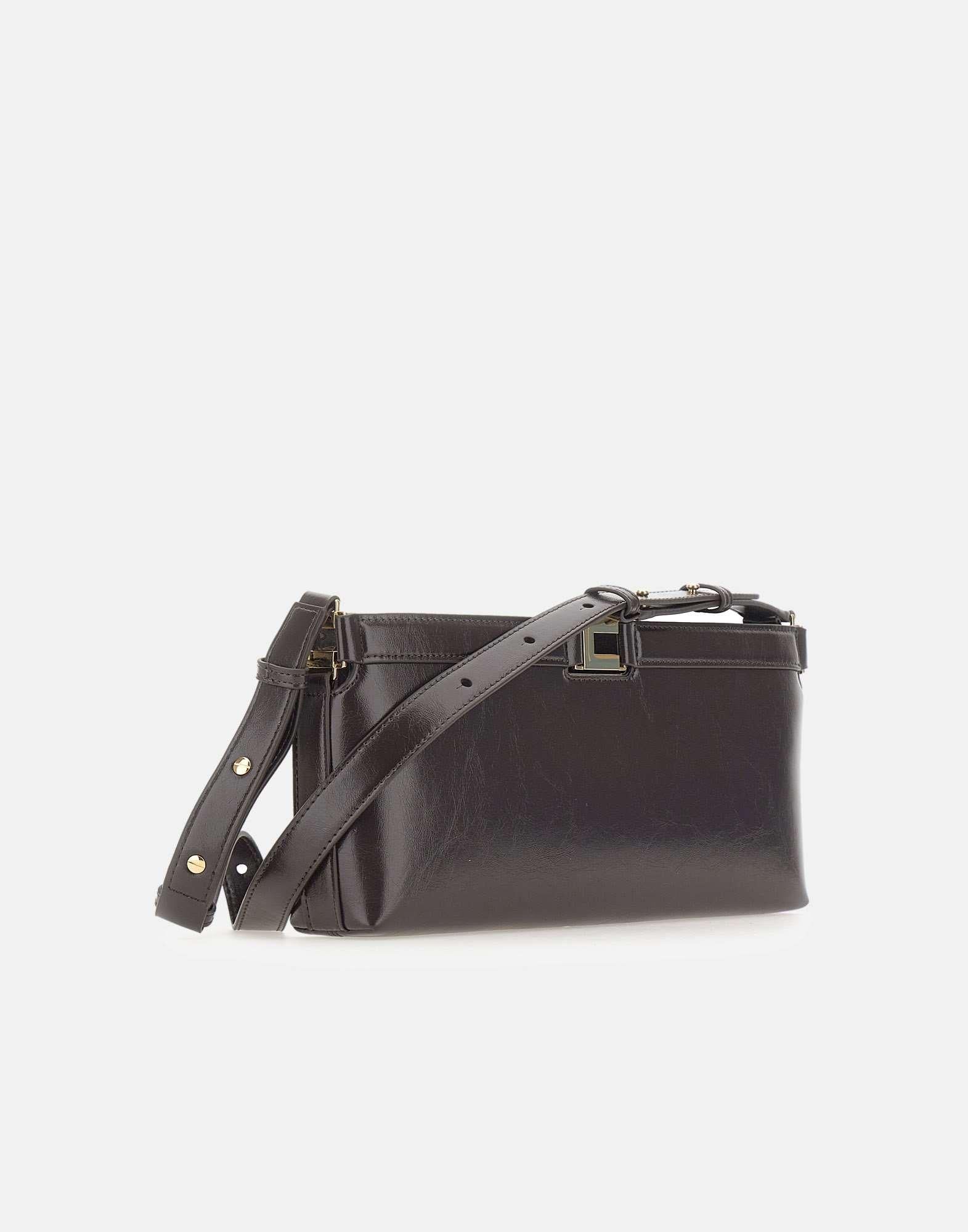 Elisabetta Franchi Borsa a spalla effetto naplak, view 2