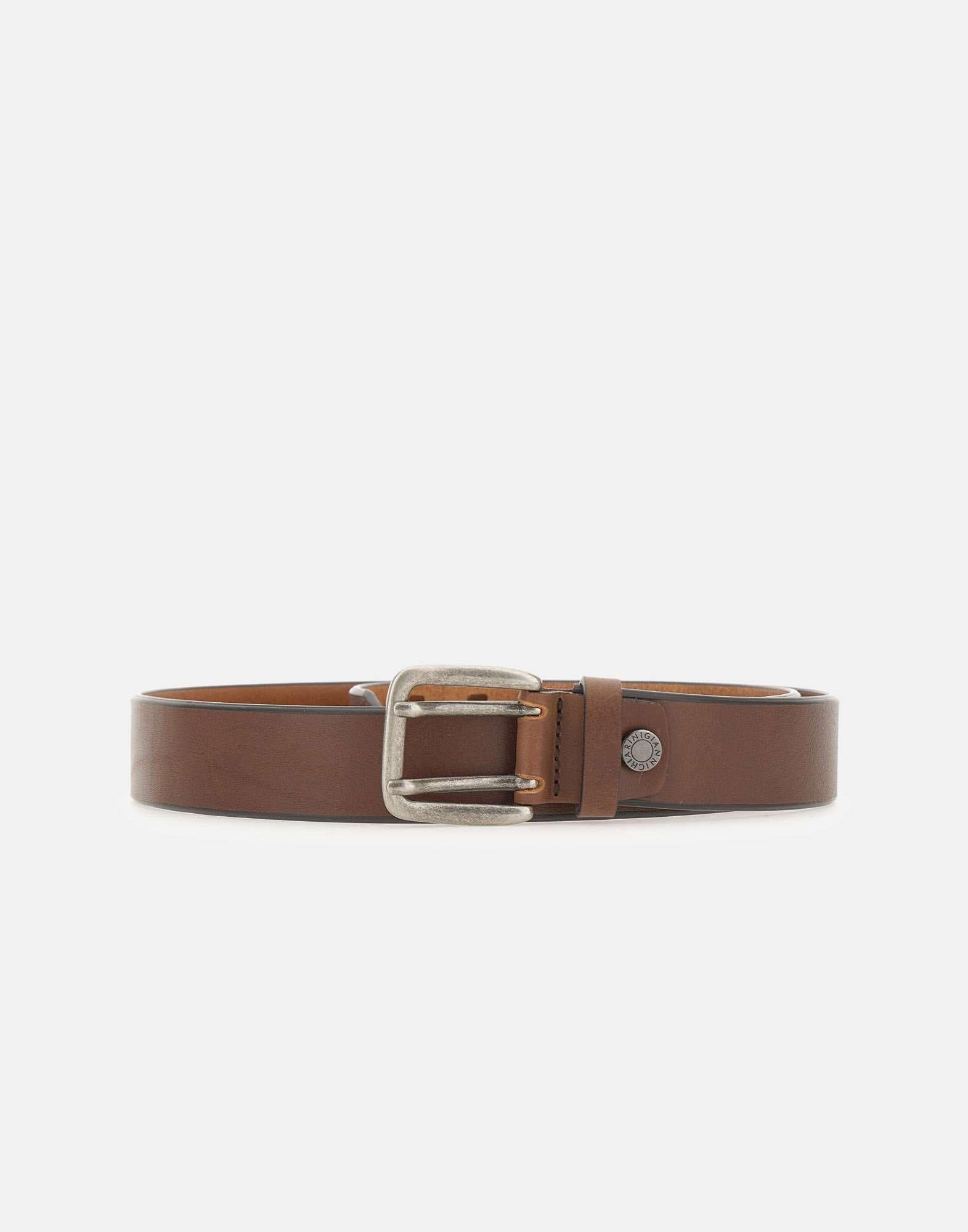 Gianni Chiarini Cintura in pelle a doppio ardiglione
