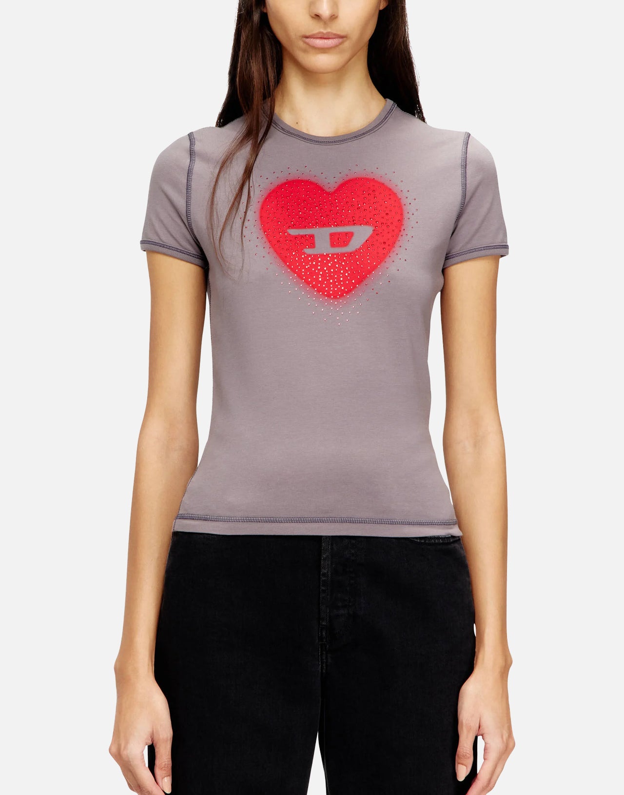 Diesel T-shirt "T-Uncuties-Long-S5", view 2