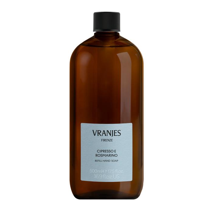 VRANJES FIRENZE Refill Sapone mani "Cipresso e Rosmarino" 500ml