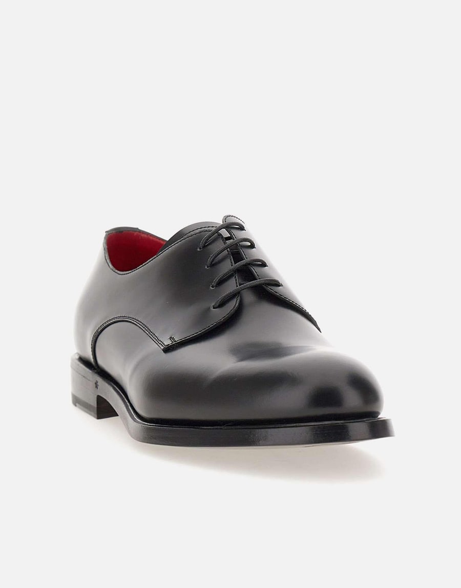 BARRETT Stringate "Derby" in pelle di vitello, view 2