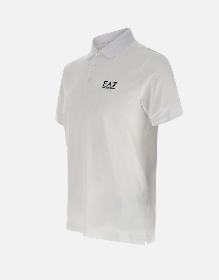 EA7 Polo  "Core identity"in cotone stretch, view 2
