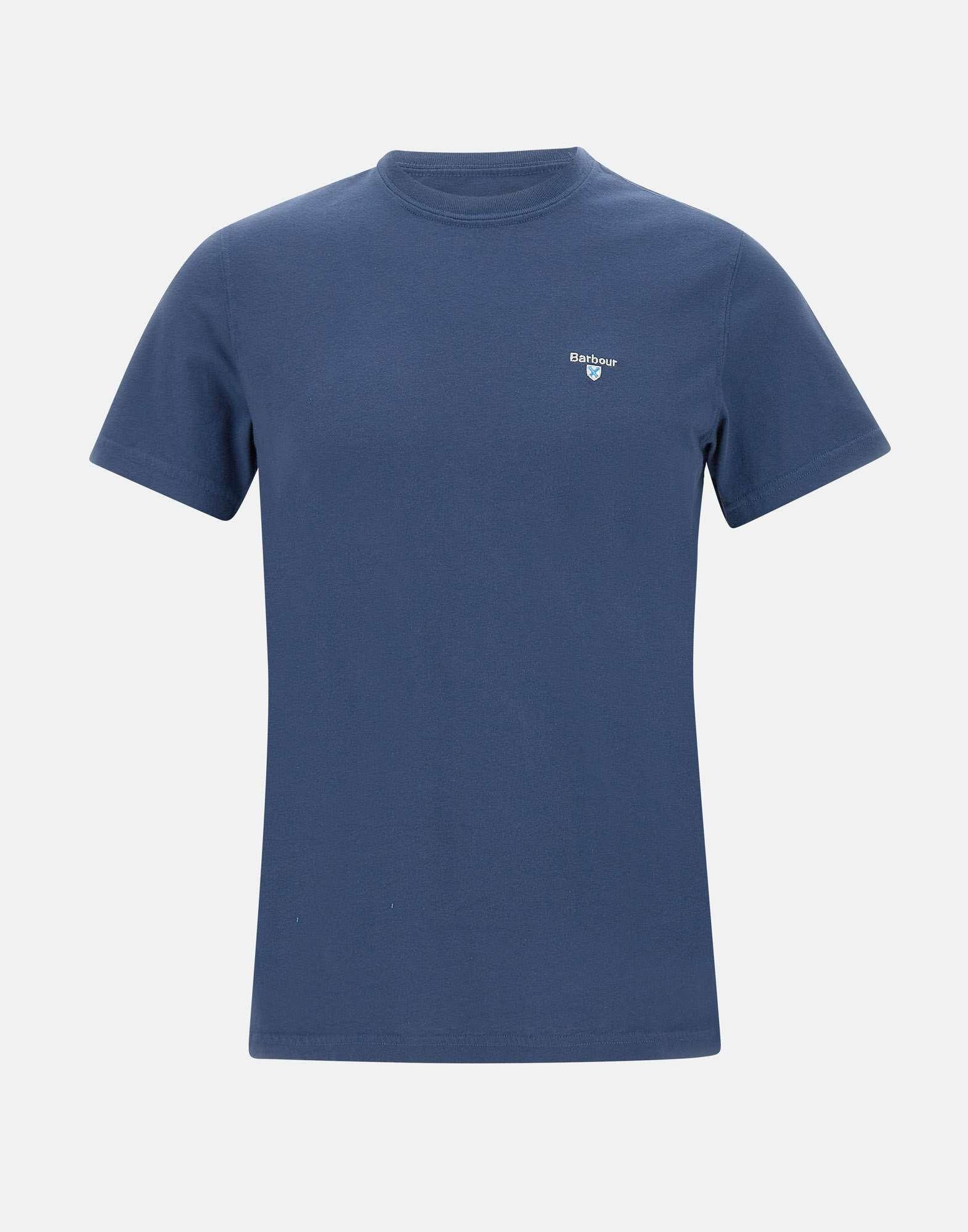 BARBOUR T-shirt "Tartan Sports" in cotone