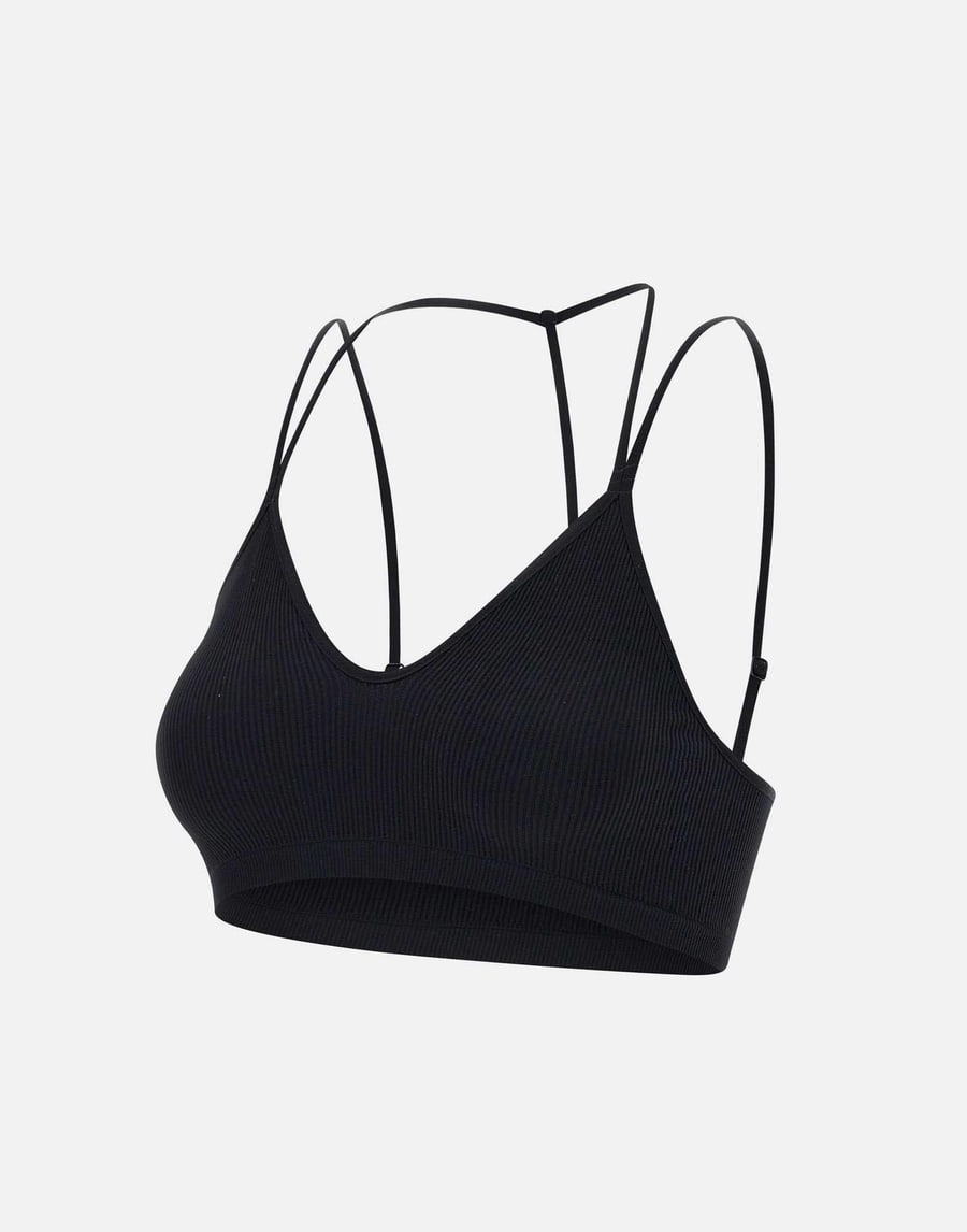 ANDREADAMO "Ribbed jersey bralette", view 2