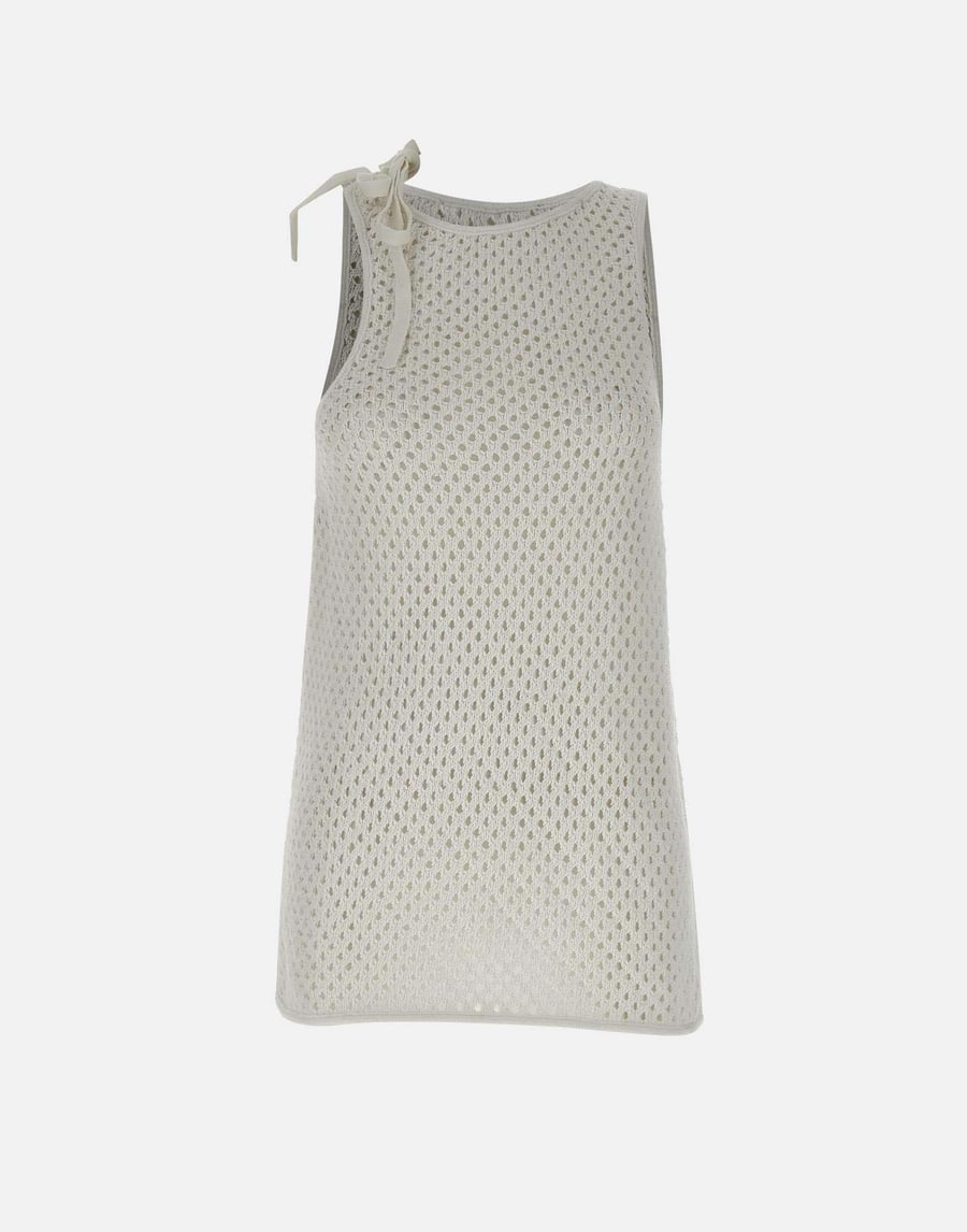 ANDREADAMO "Fishnet Tank top"