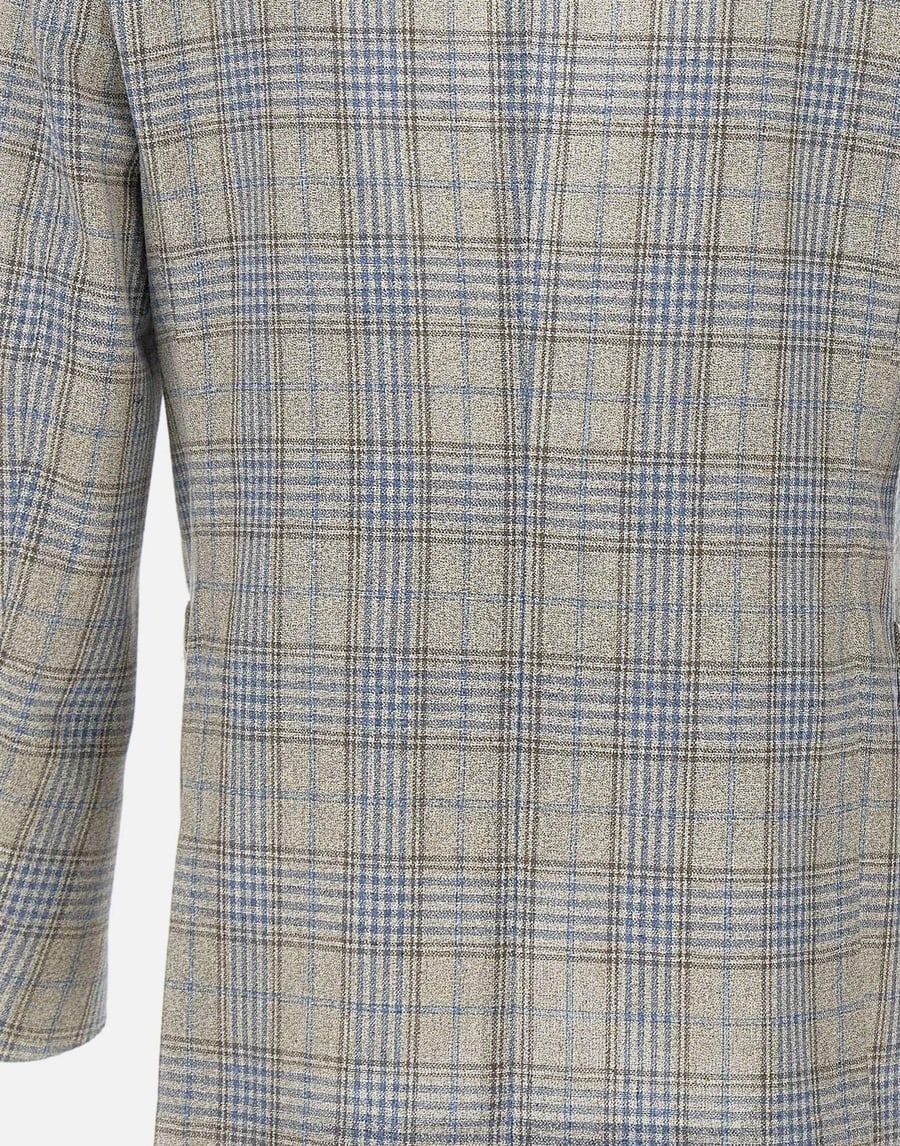 SANTANIELLO Blazer in lana e seta, view 5