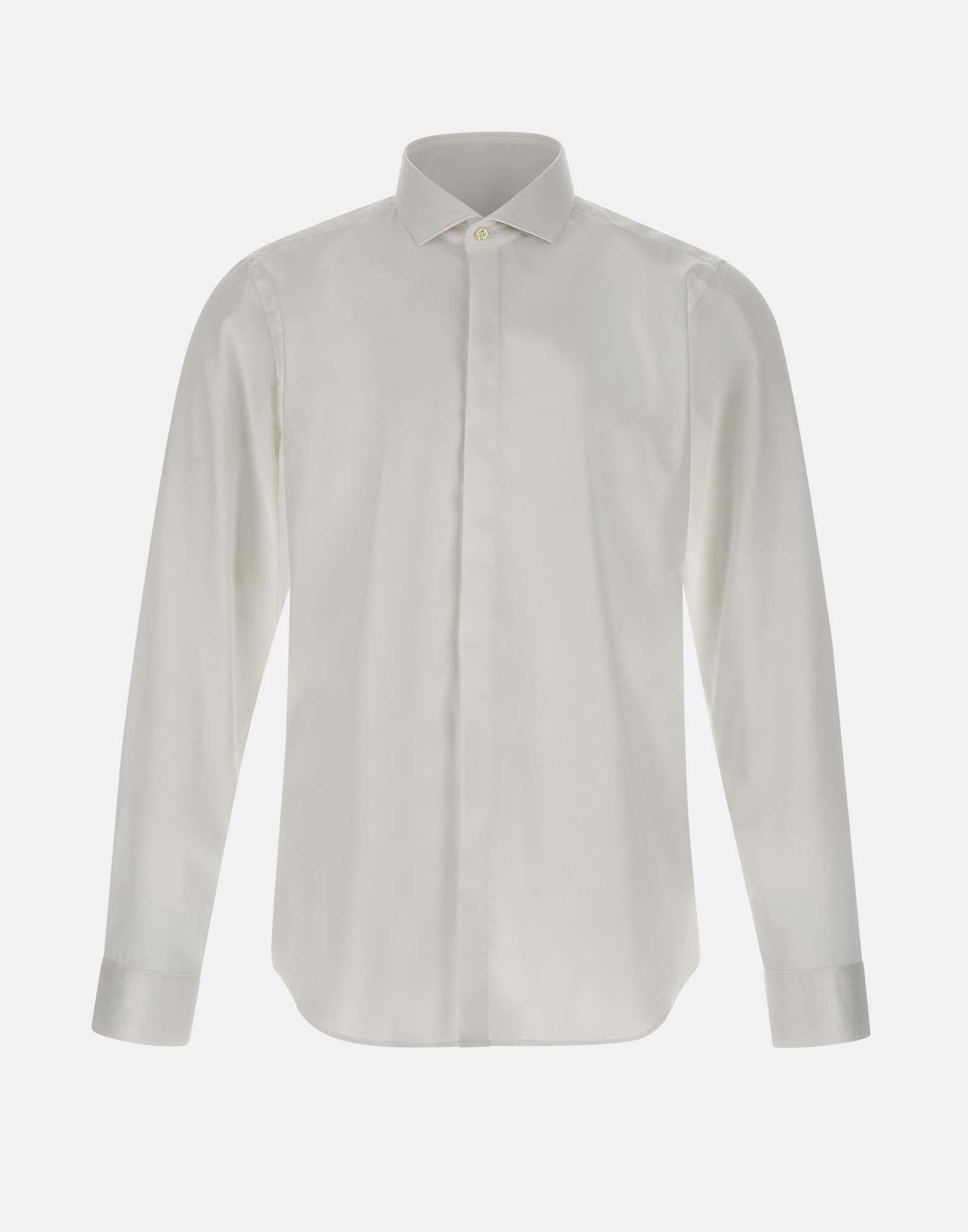 MARCHESANI Camicia in cotone stretch