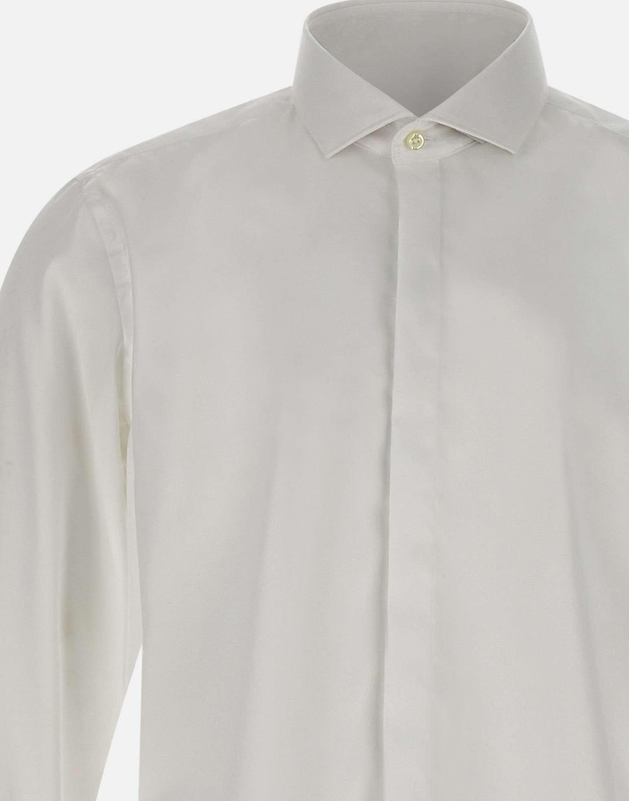 MARCHESANI Camicia in cotone stretch, view 4