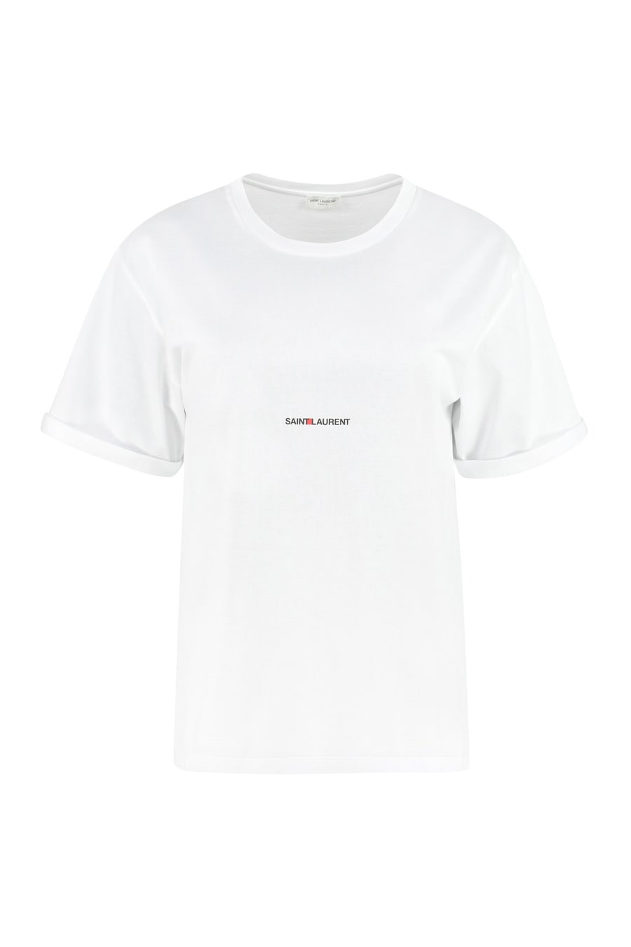 Saint Laurent T-shirt girocollo in cotone