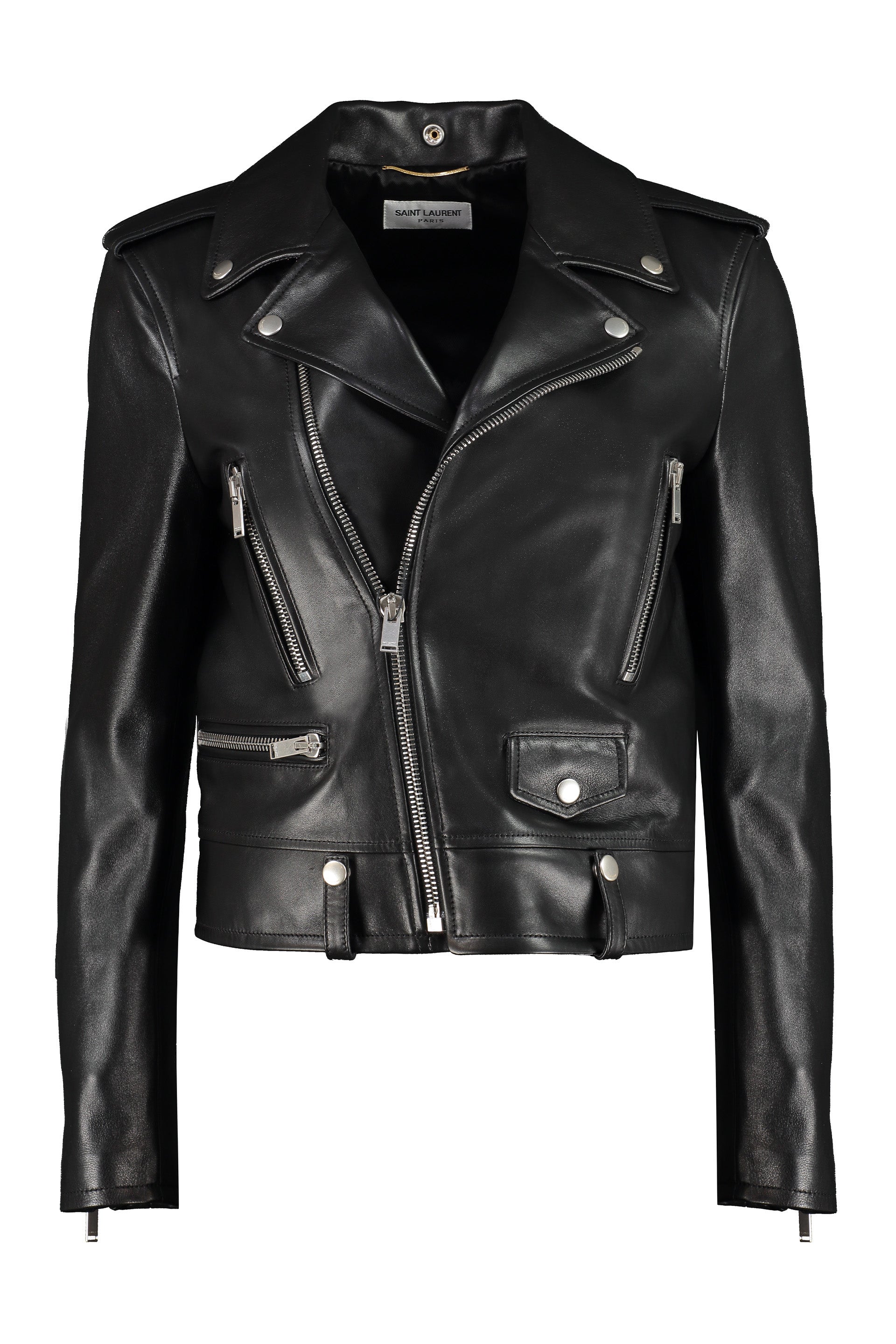 Saint Laurent Giacca biker in pelle