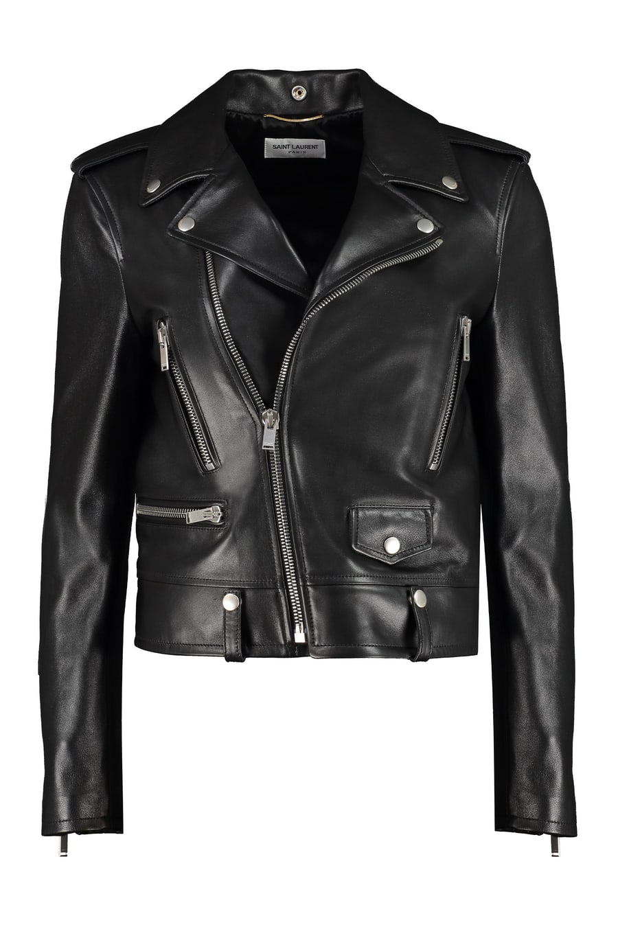 Saint Laurent Giacca biker in pelle