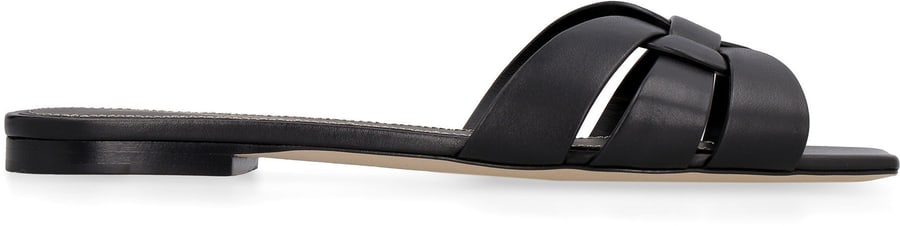Saint Laurent Slides in pelle