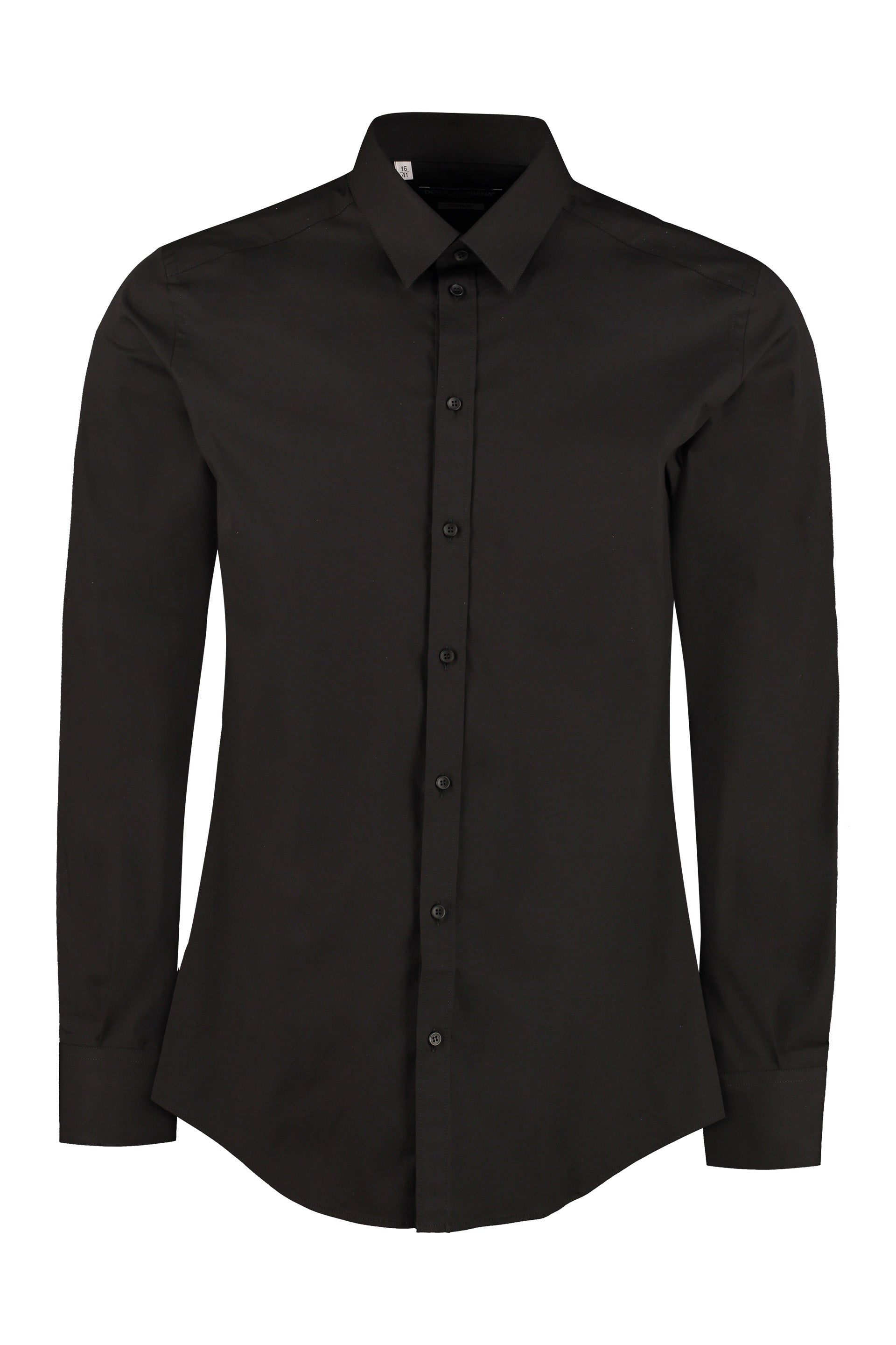 Dolce & Gabbana Camicia in cotone con collo all'italiana