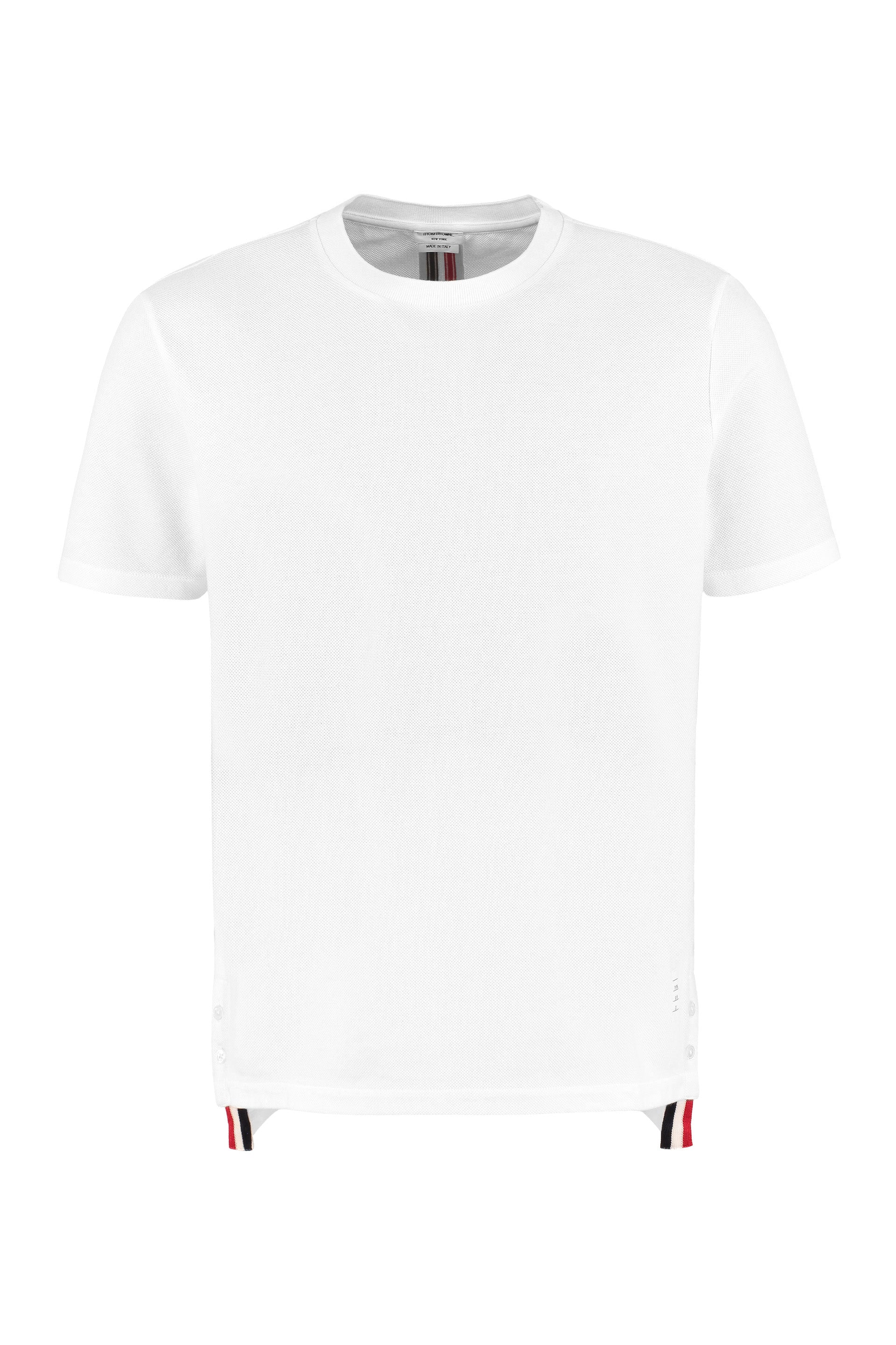Thom Browne T-shirt in cotone piquet