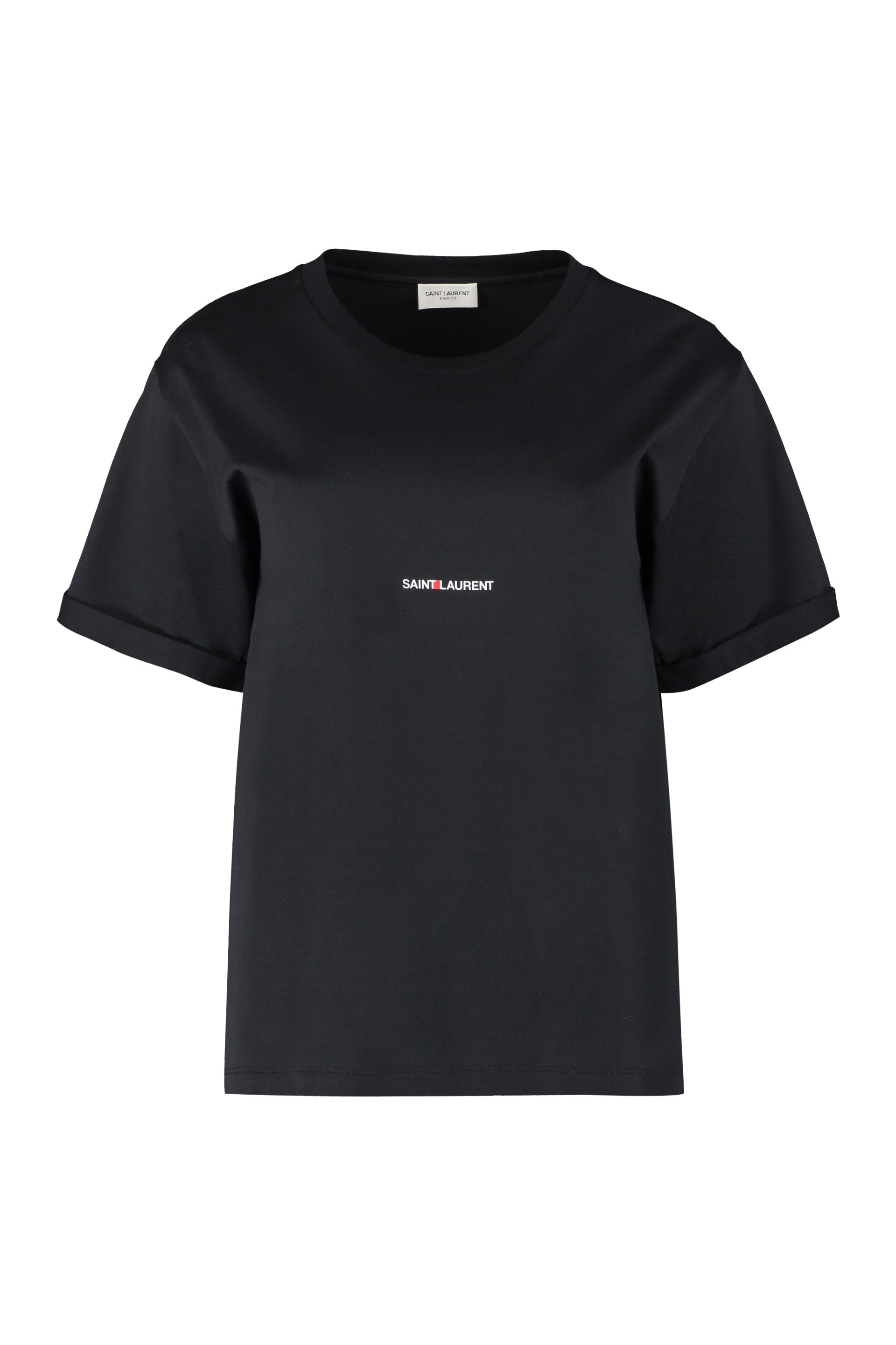 Saint Laurent T-shirt girocollo in cotone