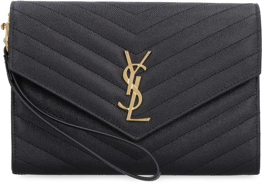 Saint Laurent Clutch Monogram in pelle