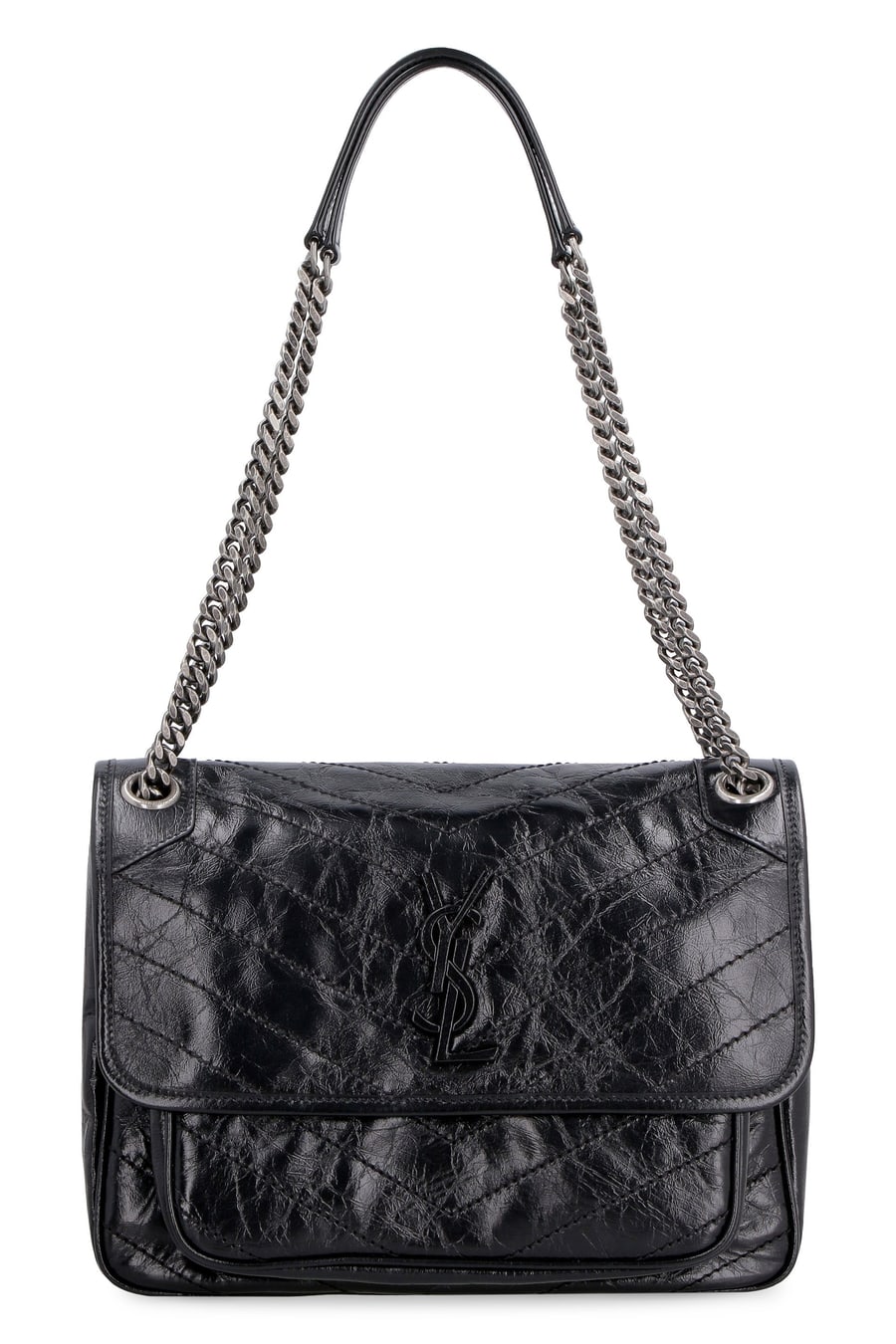 Saint Laurent Borsa a tracolla Niki in pelle impunturata