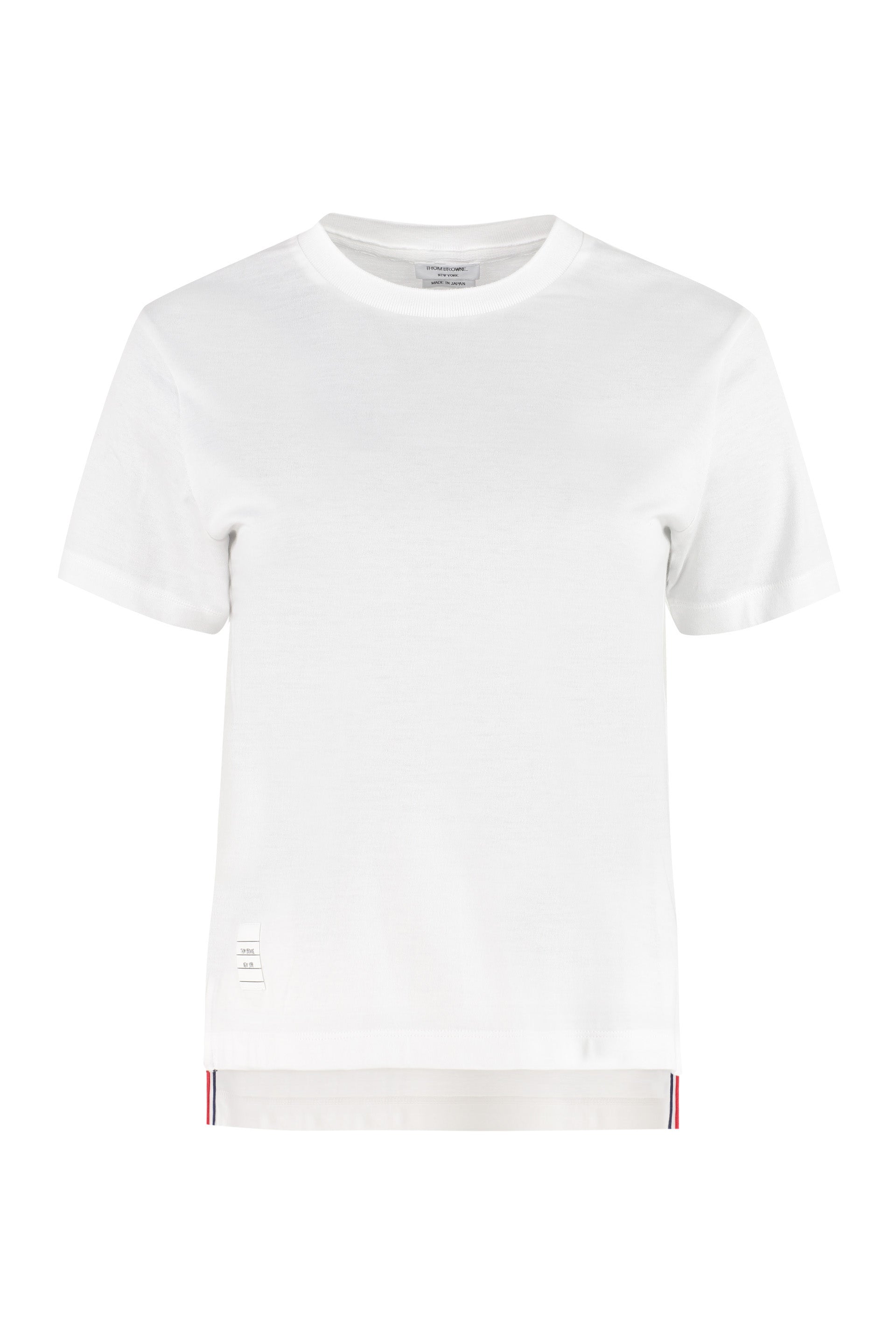 Thom Browne T-shirt girocollo in cotone