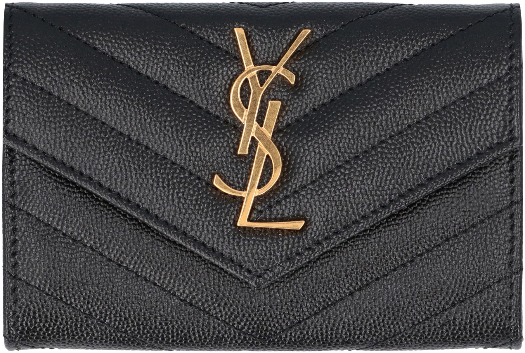 Saint Laurent Portafoglio in pelle matelassé