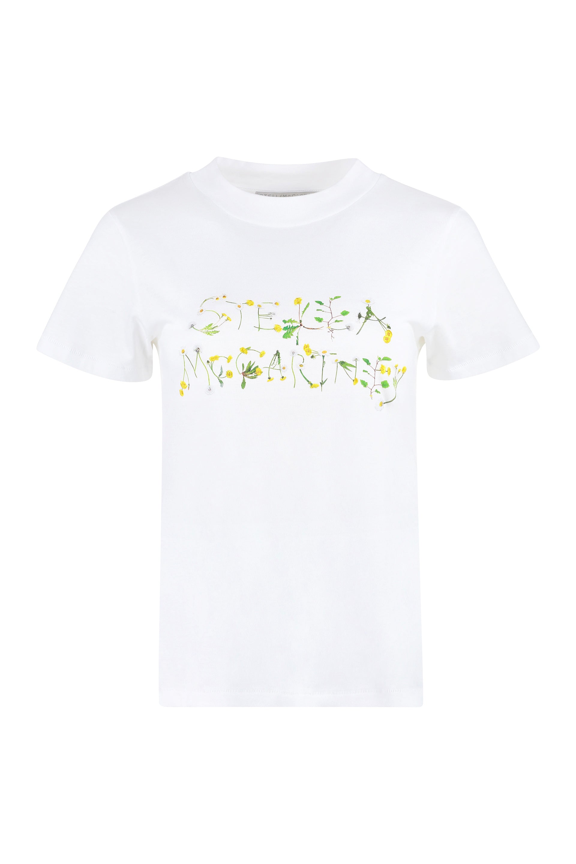 Stella McCartney T-shirt in cotone con logo