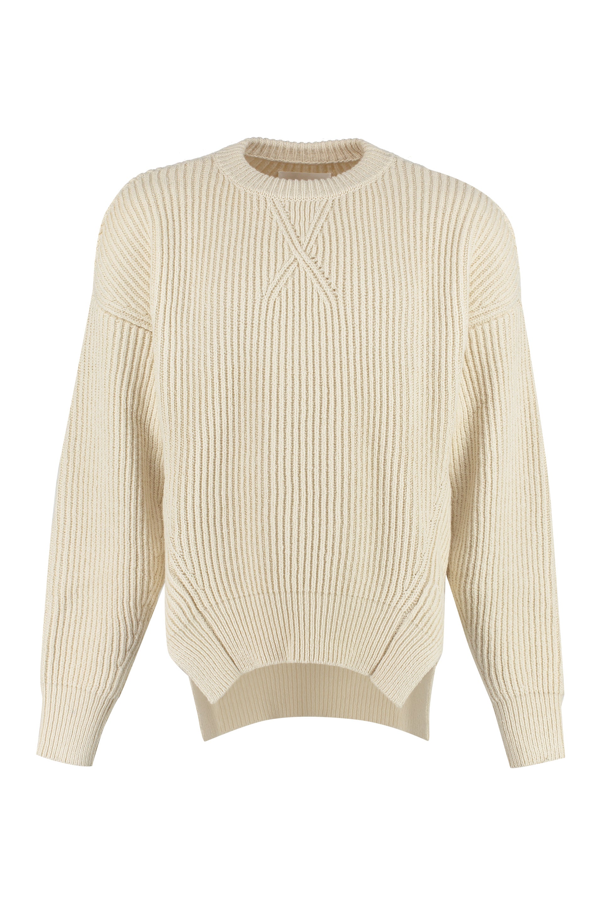 Jil Sander Pullover in maglia a coste