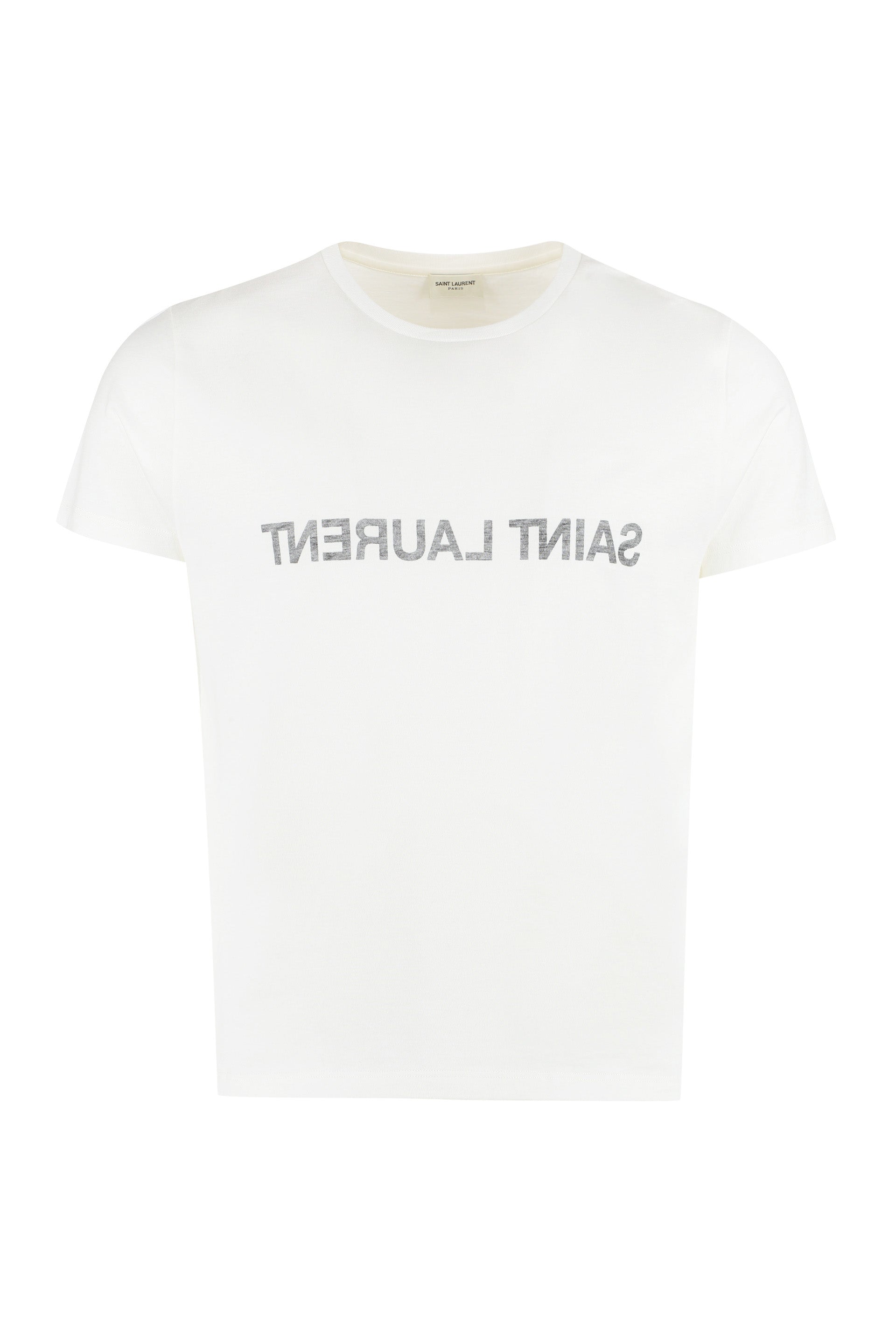 Saint Laurent T-shirt girocollo in cotone